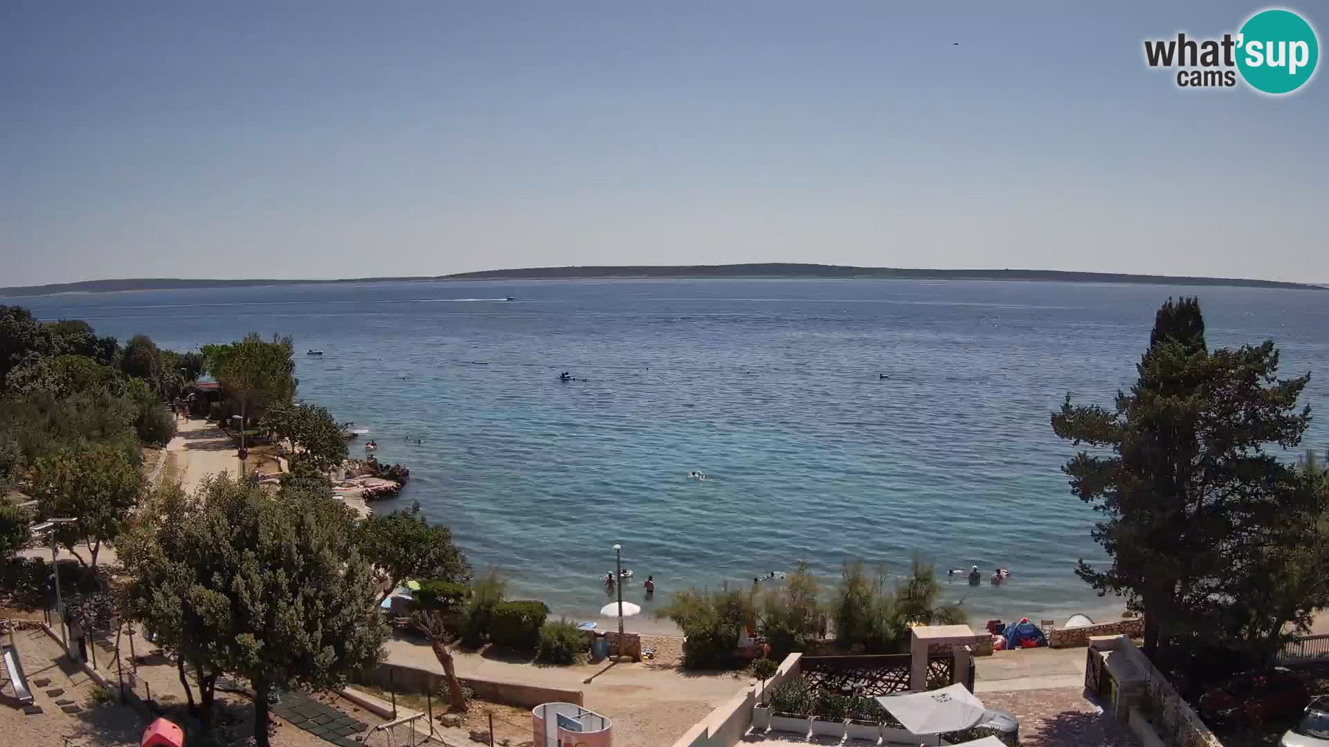 Webcam Playa Male Mandre en directo – Isla de Pag