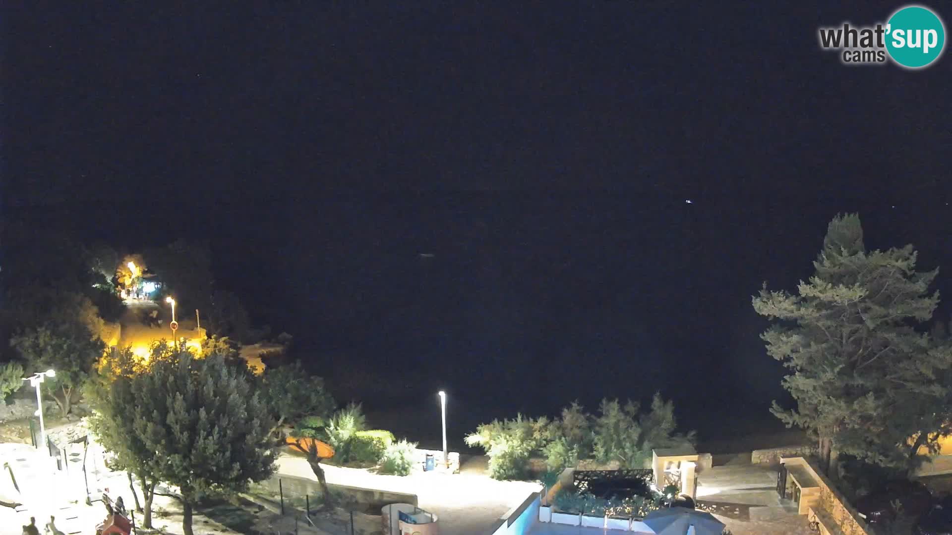 Webcam Plaža Male Mandre – Diretta dalla spiaggia sull’isola di Pag