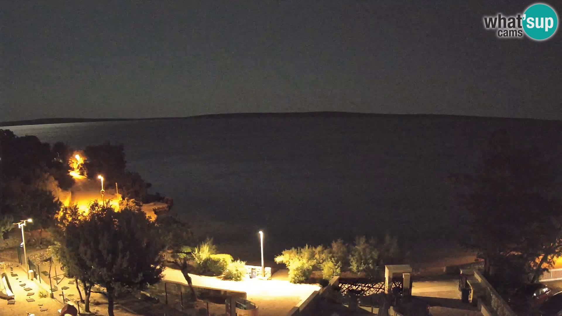 Webcam Plaža Male Mandre – Live View from Pag Island