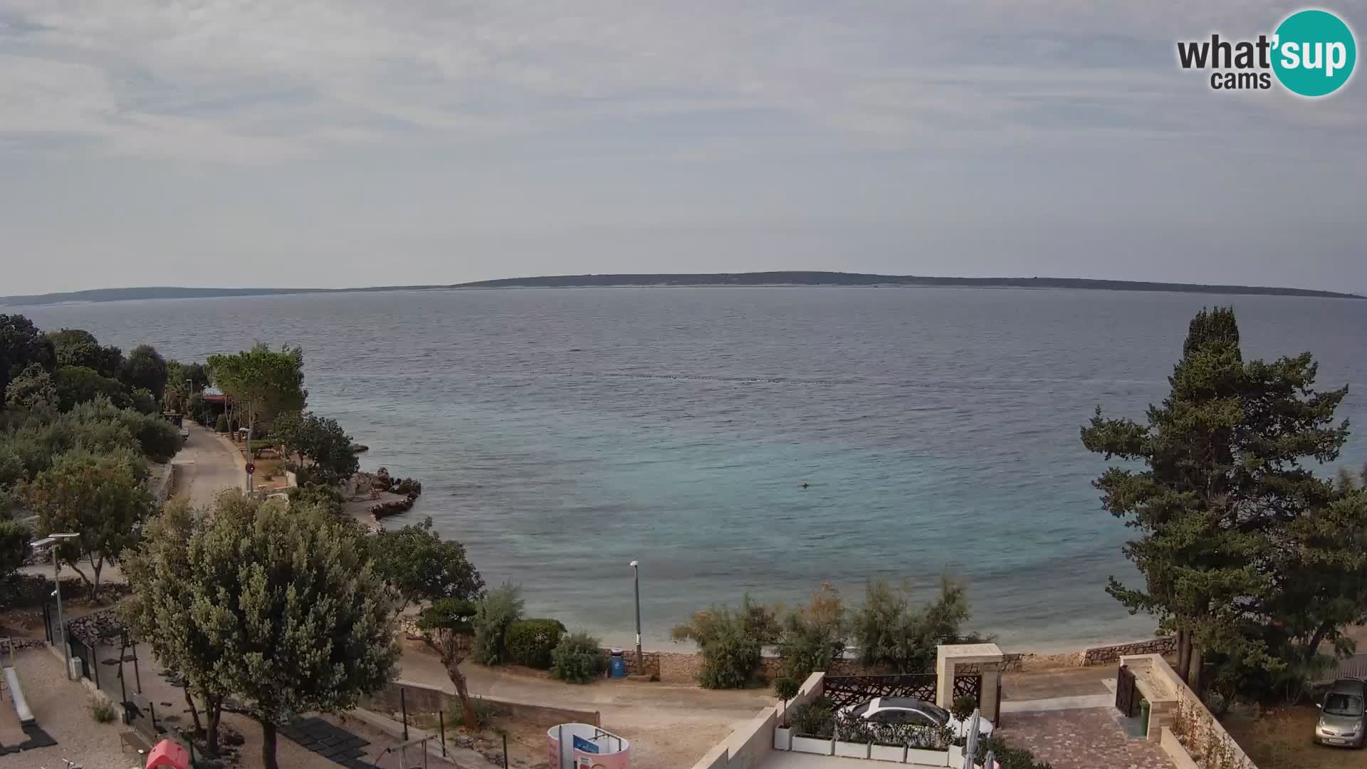 Webcam Playa Male Mandre en directo – Isla de Pag