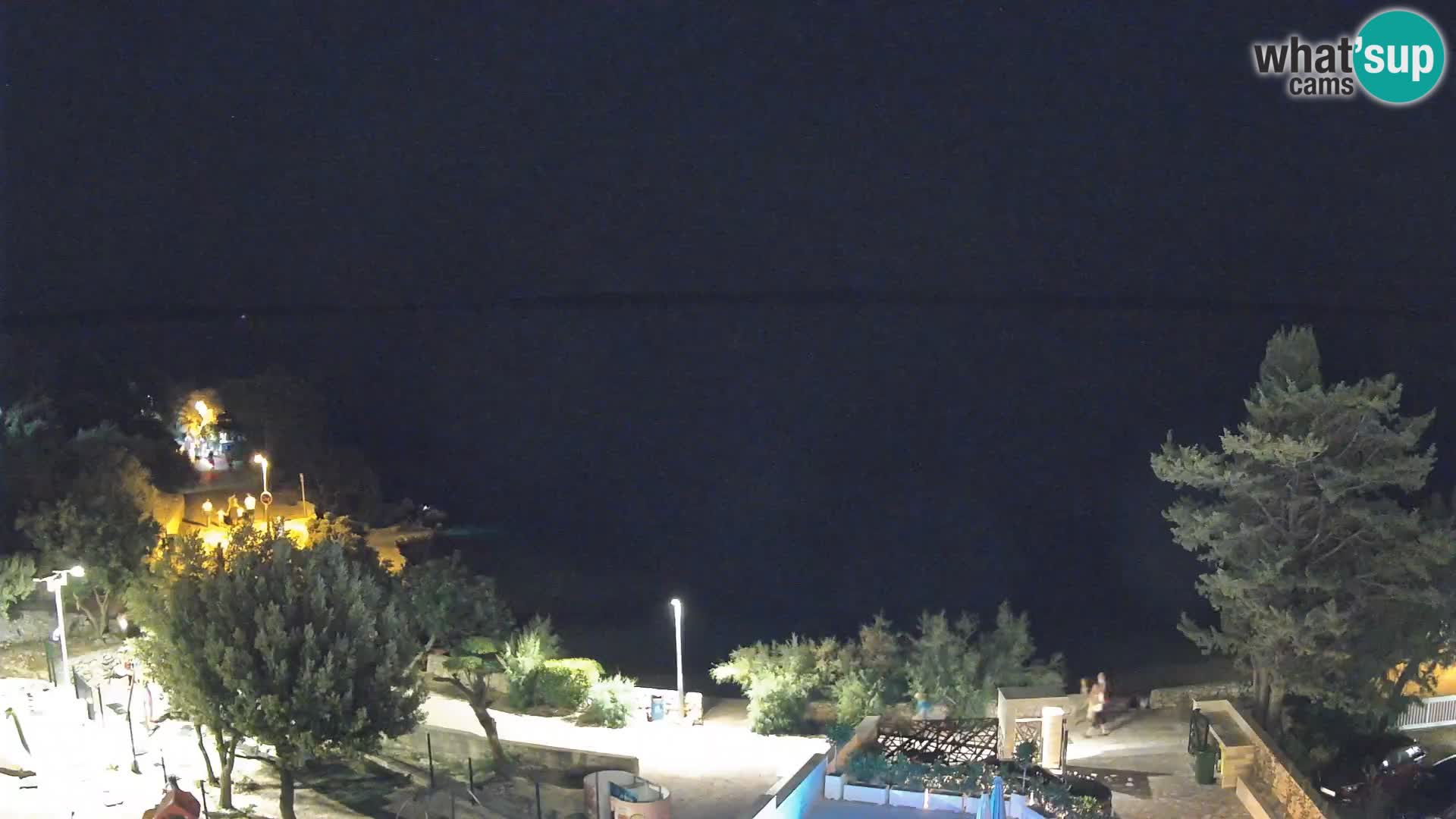 Webcam Plaža Male Mandre – Diretta dalla spiaggia sull’isola di Pag