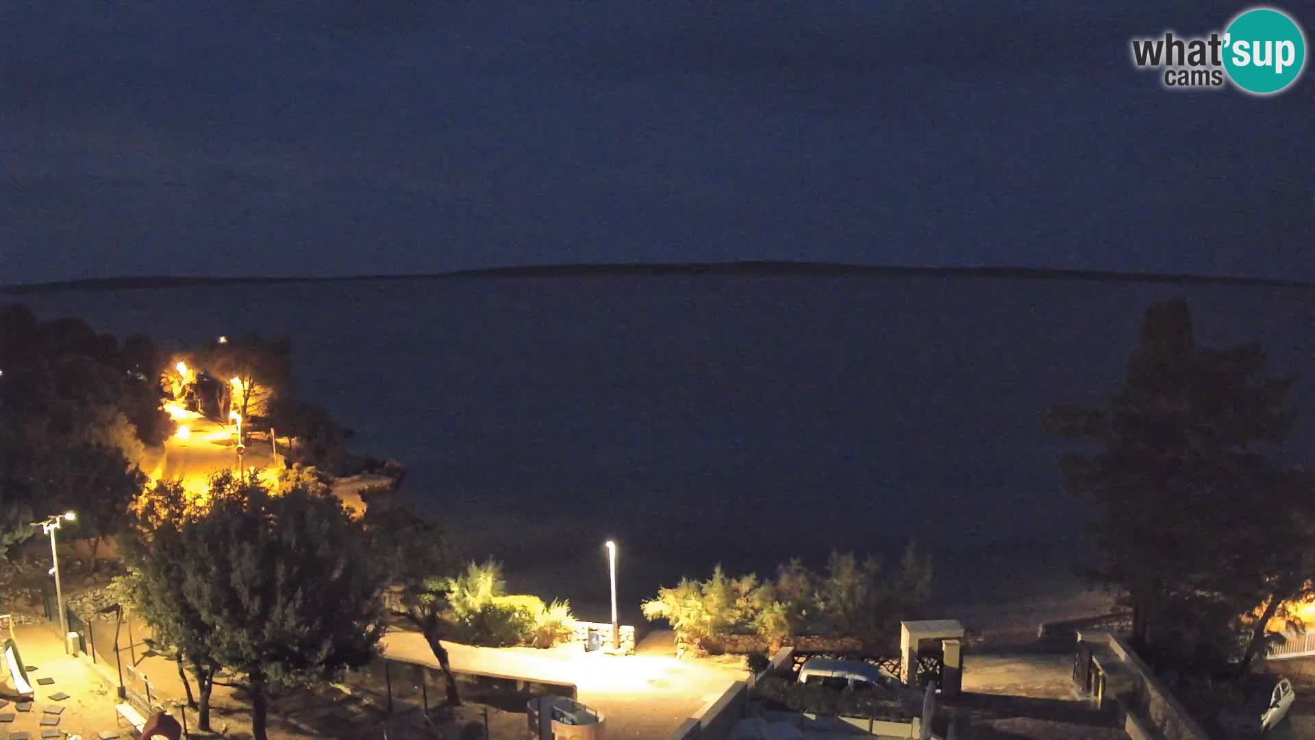 Webcam Plaža Male Mandre – Live View from Pag Island