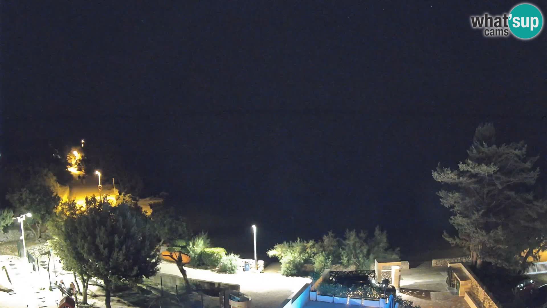 Webcam Plaža Male Mandre – Live View from Pag Island
