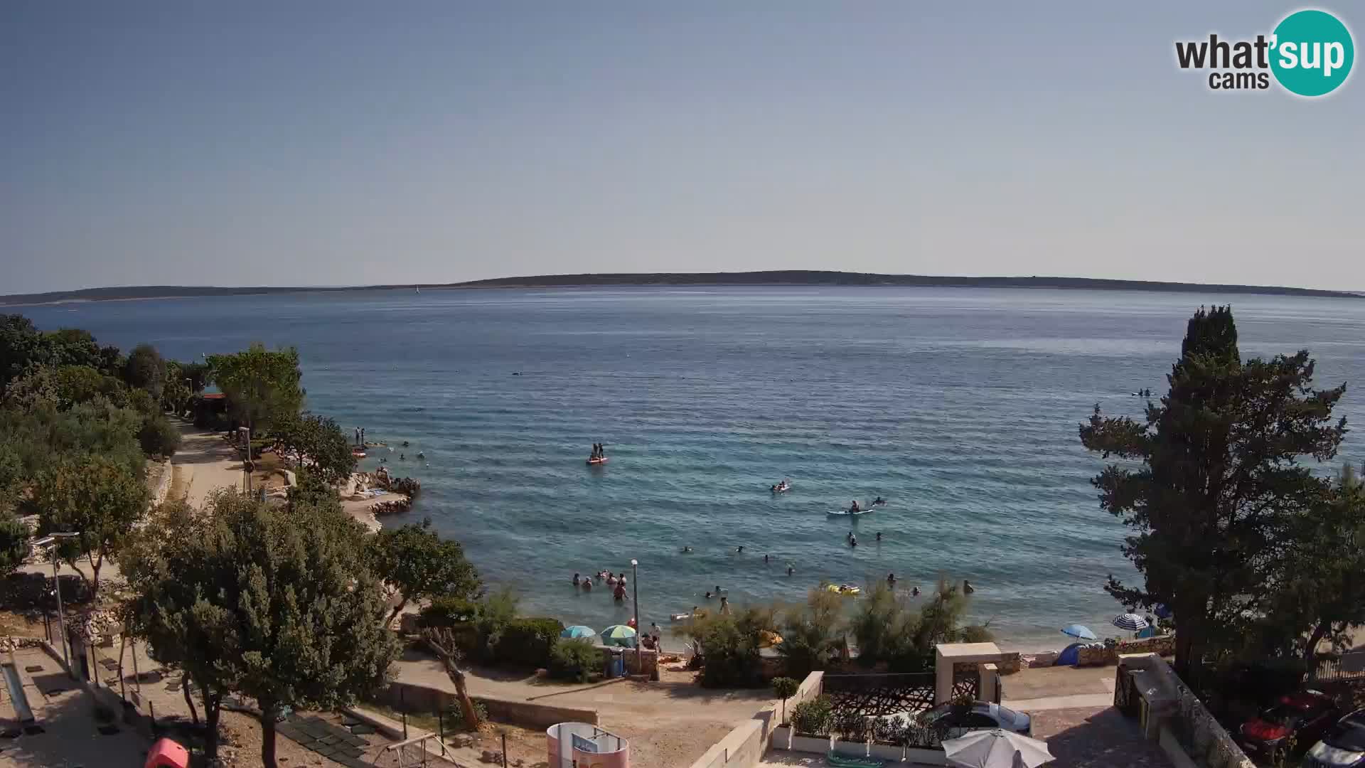 Webcam Playa Male Mandre en directo – Isla de Pag