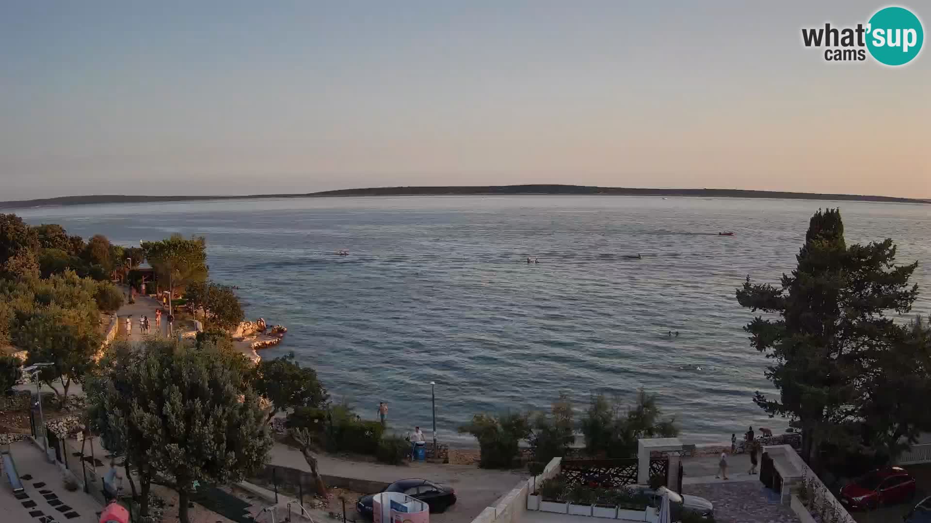 Webcam Plaža Male Mandre – Live View from Pag Island