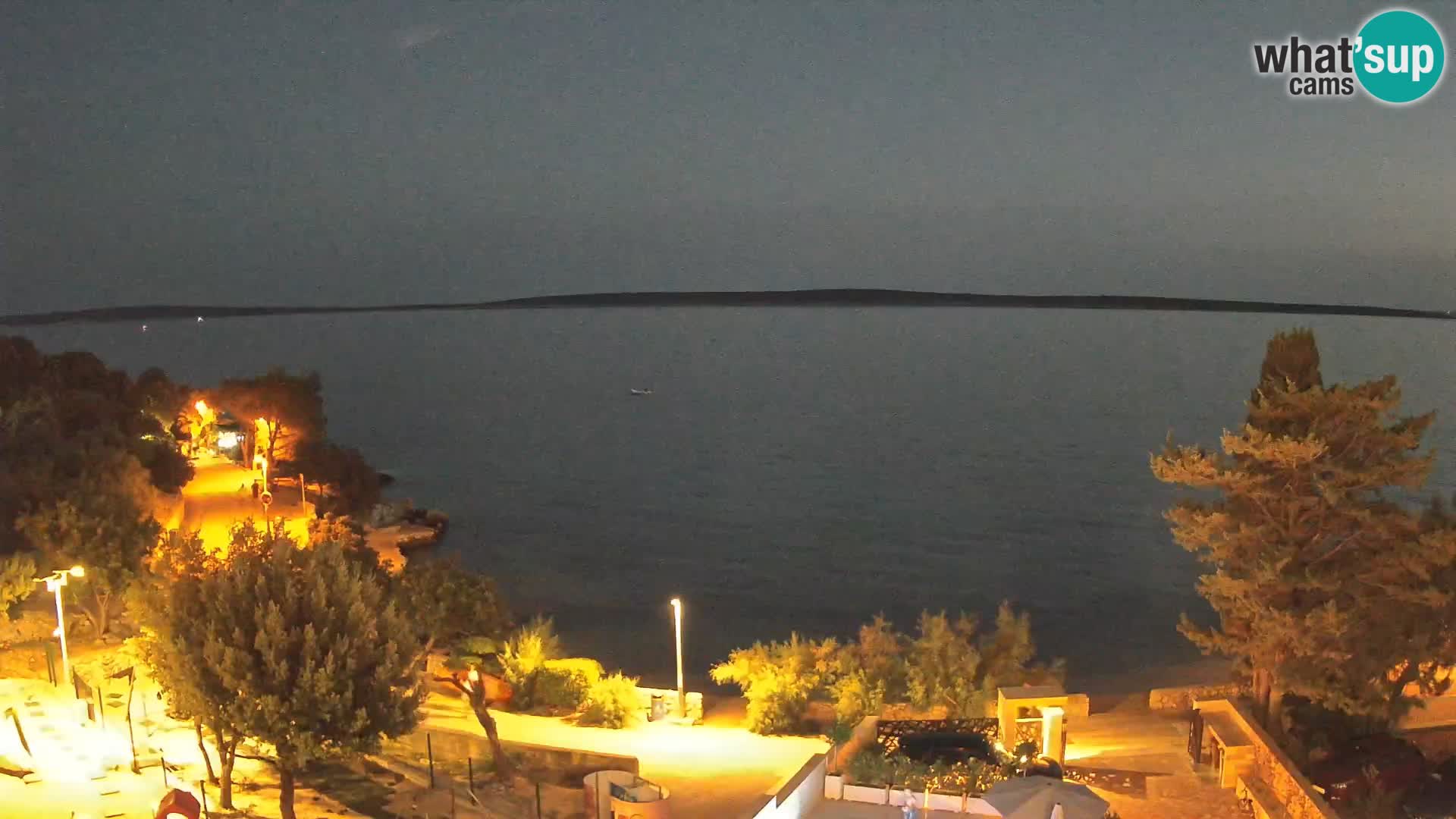 Webcam Plaža Male Mandre – Live View from Pag Island