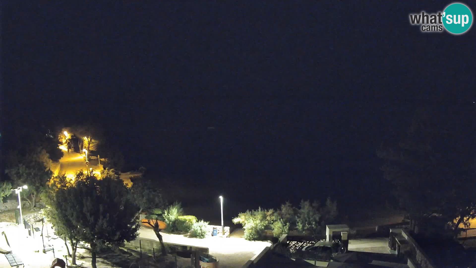 Webcam Plaža Male Mandre – Live View from Pag Island