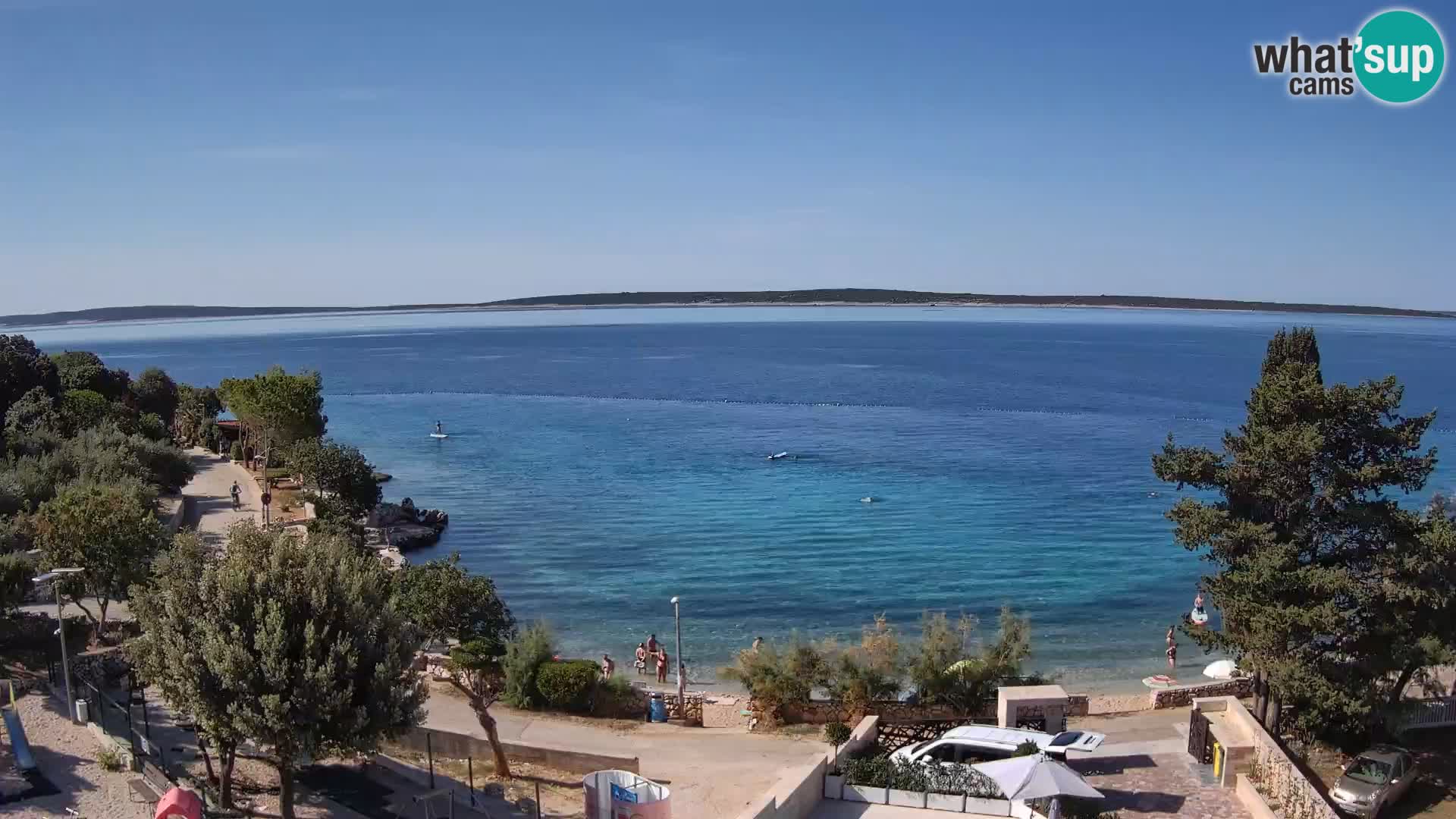 Webcam Playa Male Mandre en directo – Isla de Pag