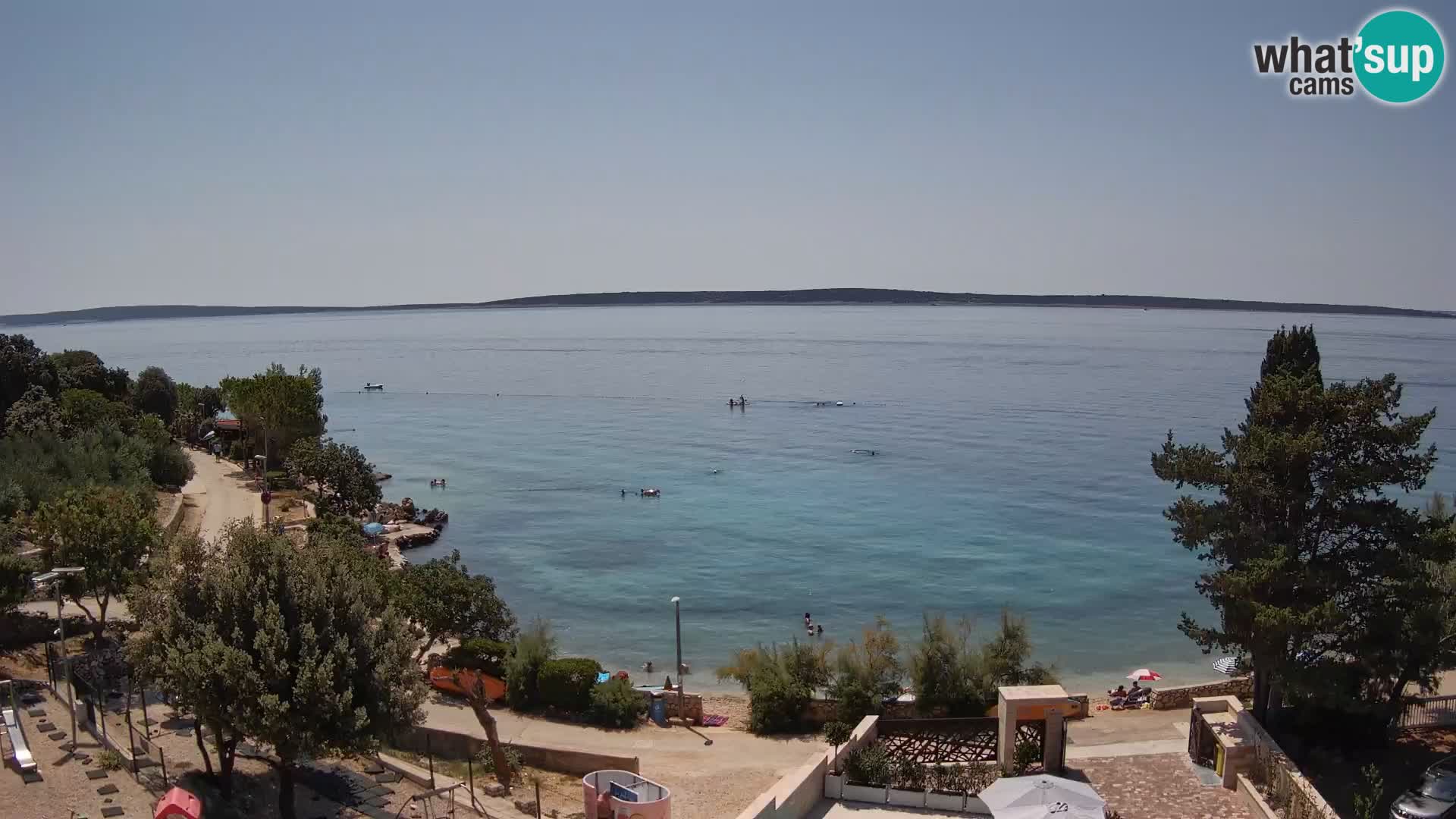 Webcam Playa Male Mandre en directo – Isla de Pag