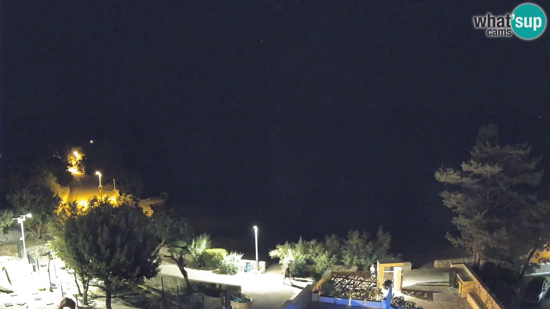Webcam Strand Male Mandre – Liveblick von der Insel Pag