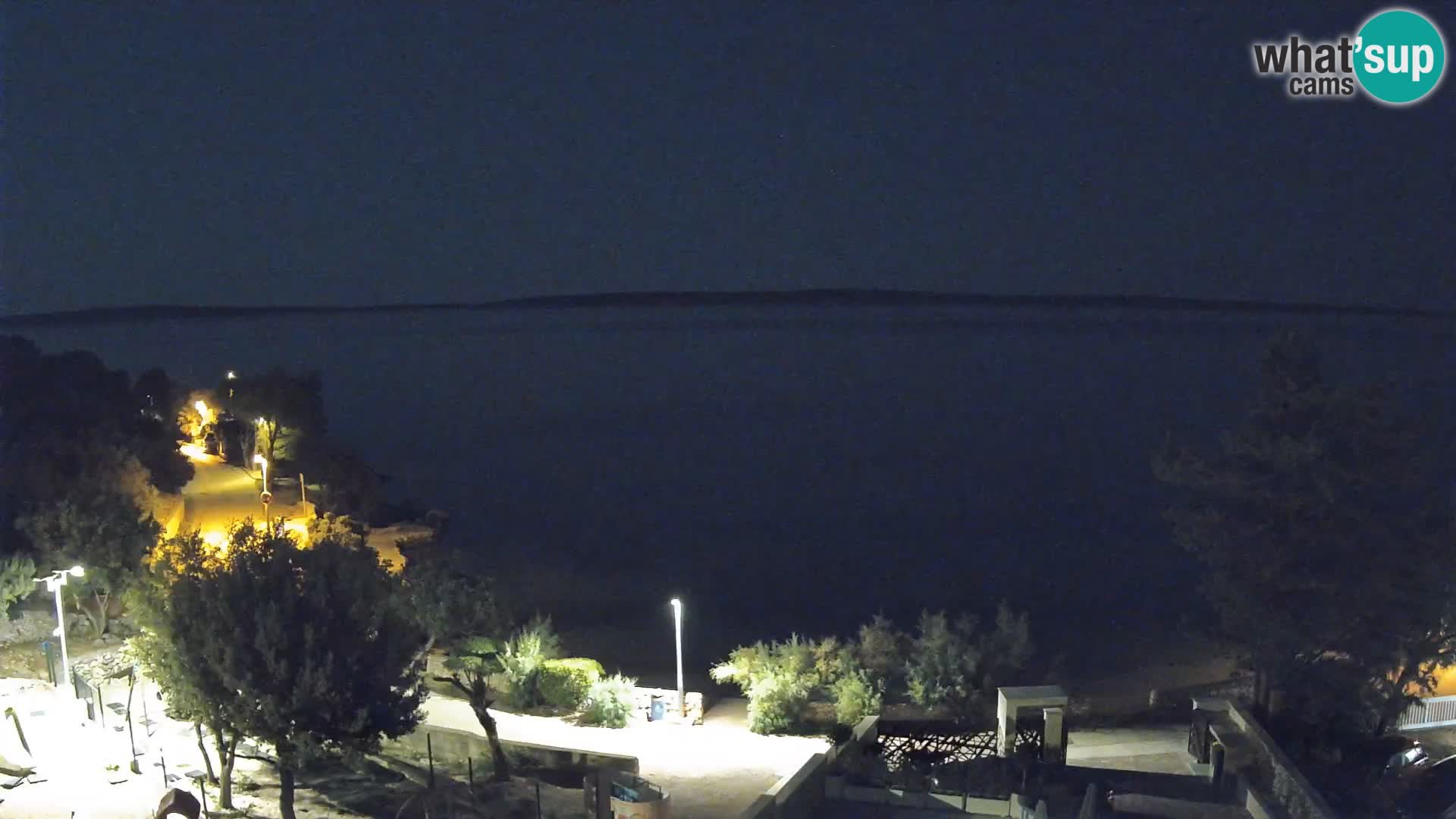 Webcam Plaža Male Mandre – Live View from Pag Island