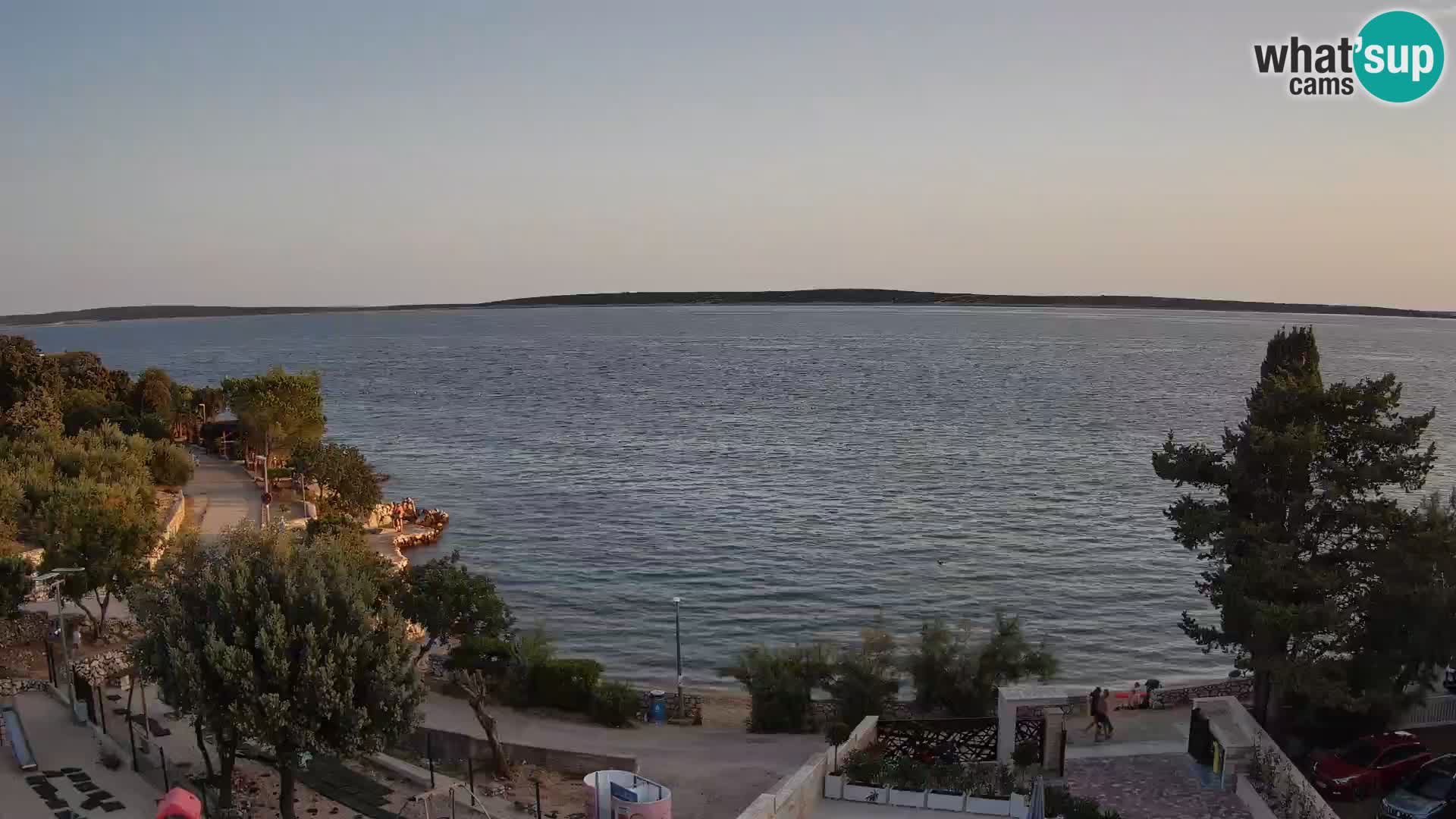 Webcam Plaža Male Mandre – Live View from Pag Island