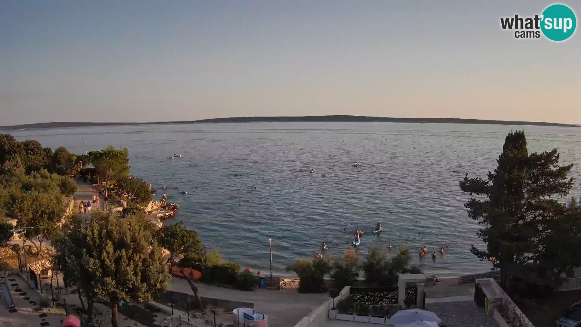 Webcam Plaža Male Mandre – Live View from Pag Island