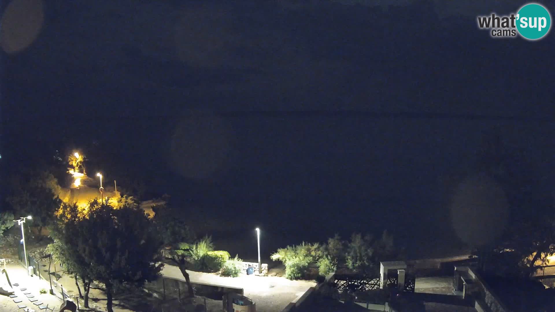 Webcam Strand Male Mandre – Liveblick von der Insel Pag