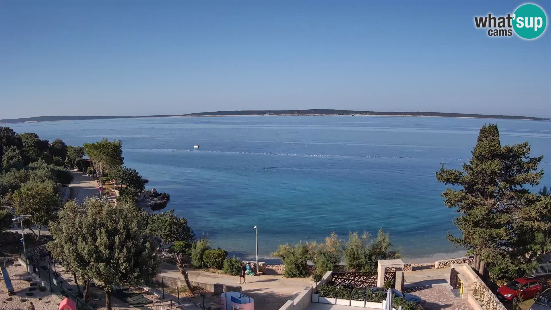 Webcam Playa Male Mandre en directo – Isla de Pag