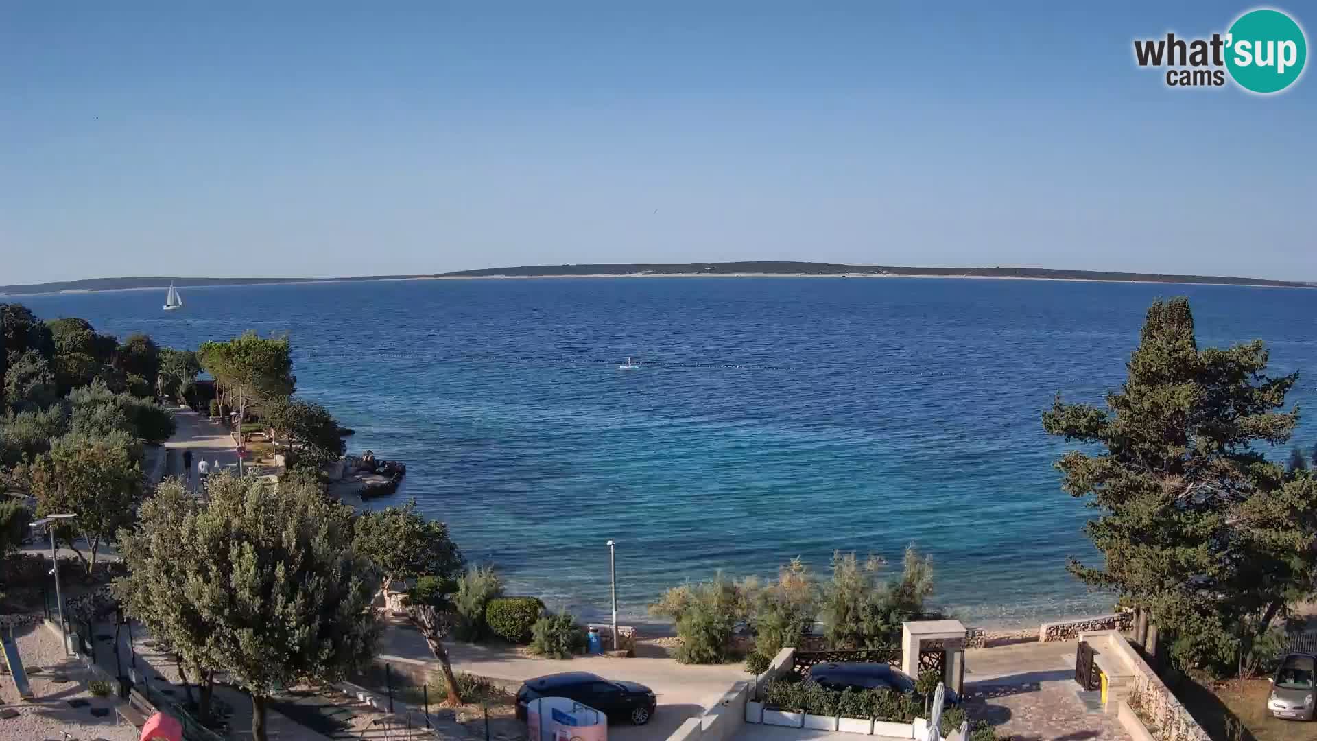 Webcam Playa Male Mandre en directo – Isla de Pag