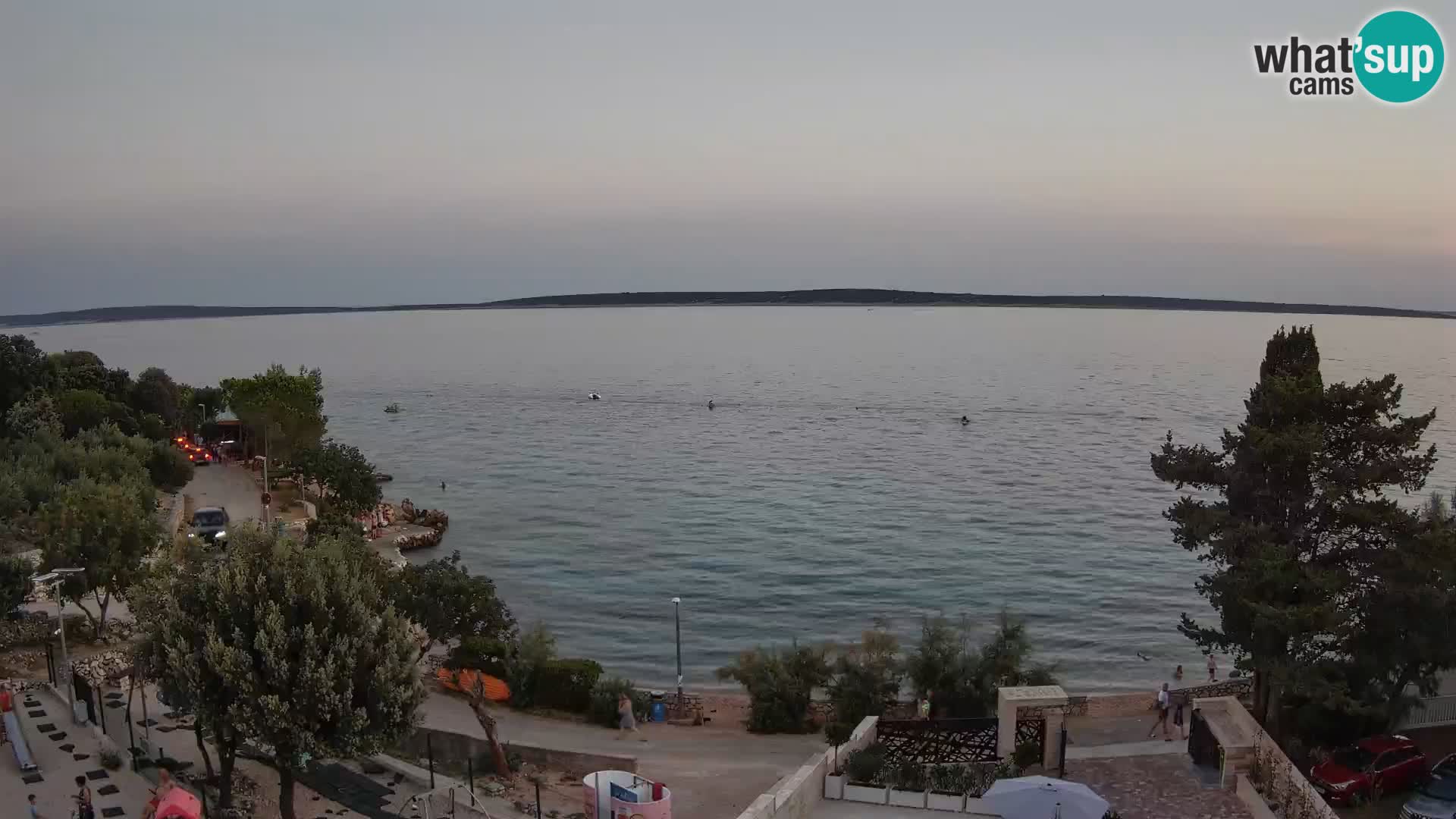 Webcam Plaža Male Mandre – Live View from Pag Island