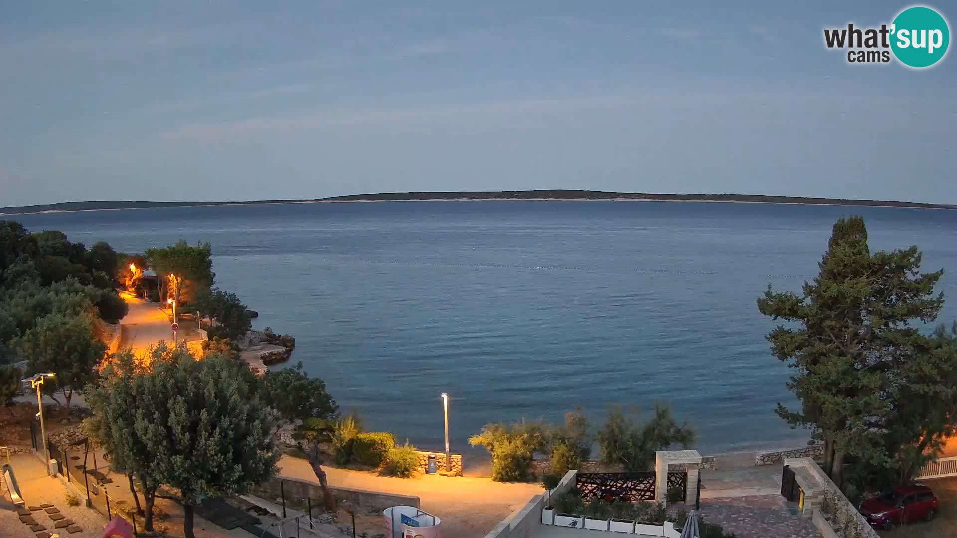 Webcam Playa Male Mandre en directo – Isla de Pag