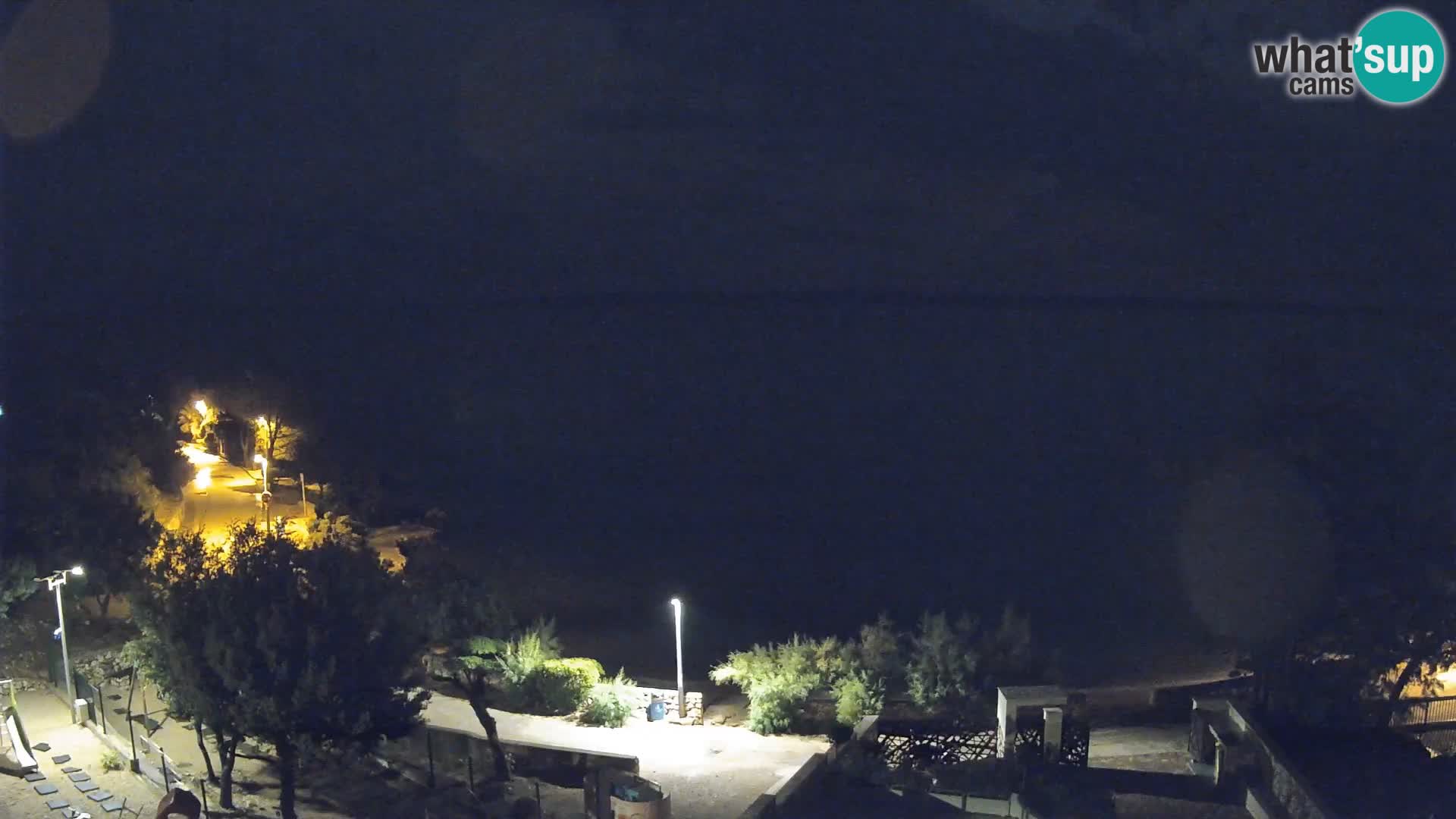 Webcam Plaža Male Mandre – Diretta dalla spiaggia sull’isola di Pag