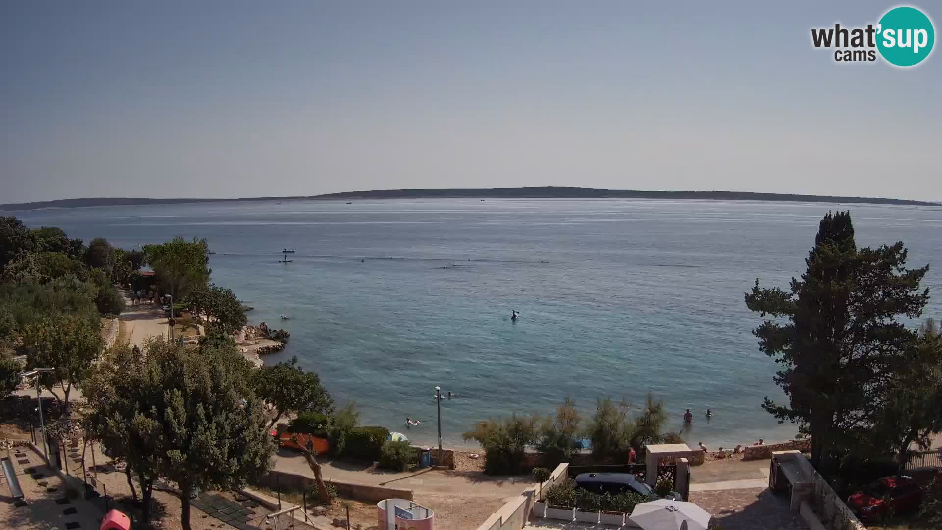 Webcam Playa Male Mandre en directo – Isla de Pag