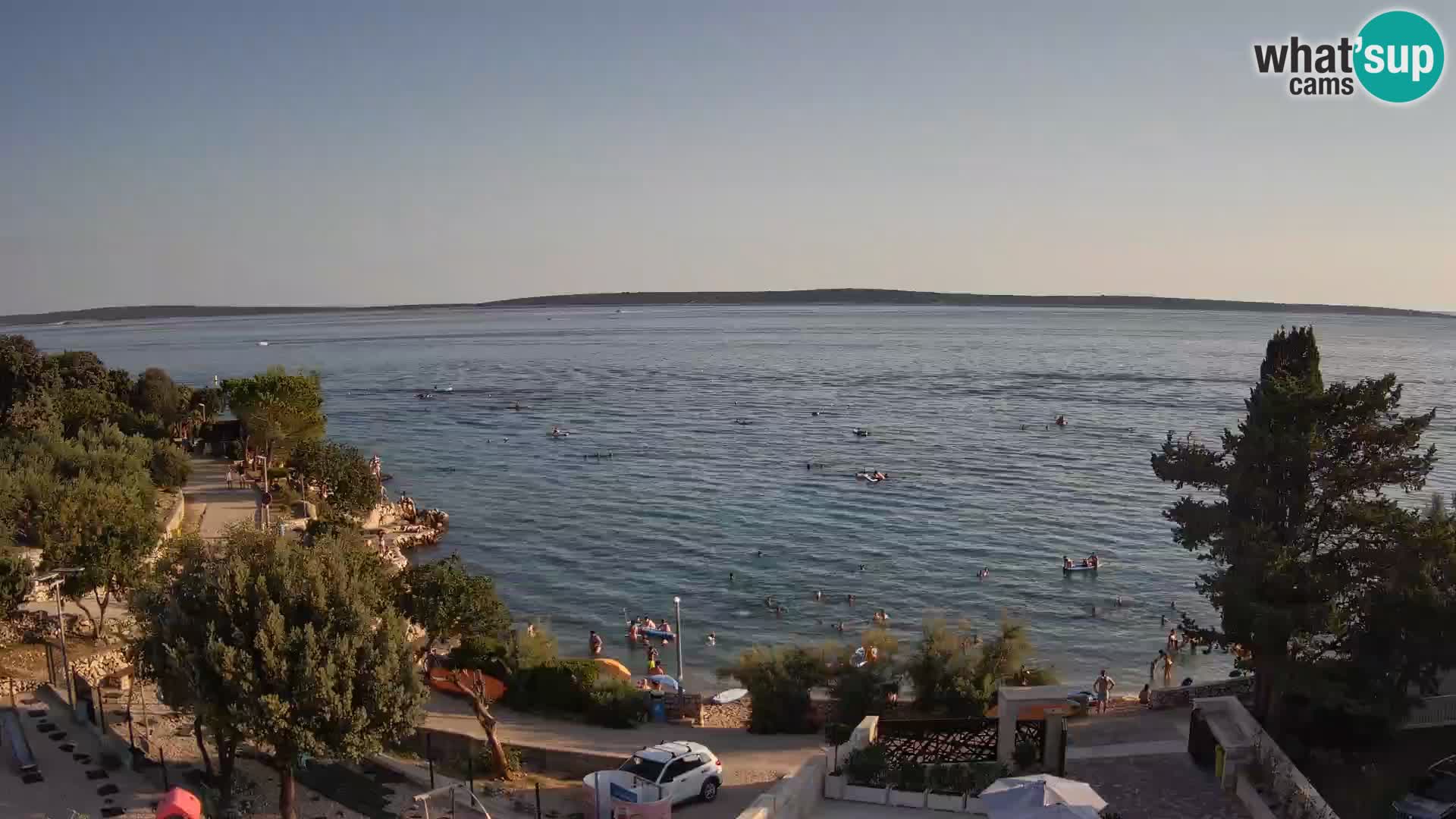 Webcam Plaža Male Mandre – Live View from Pag Island
