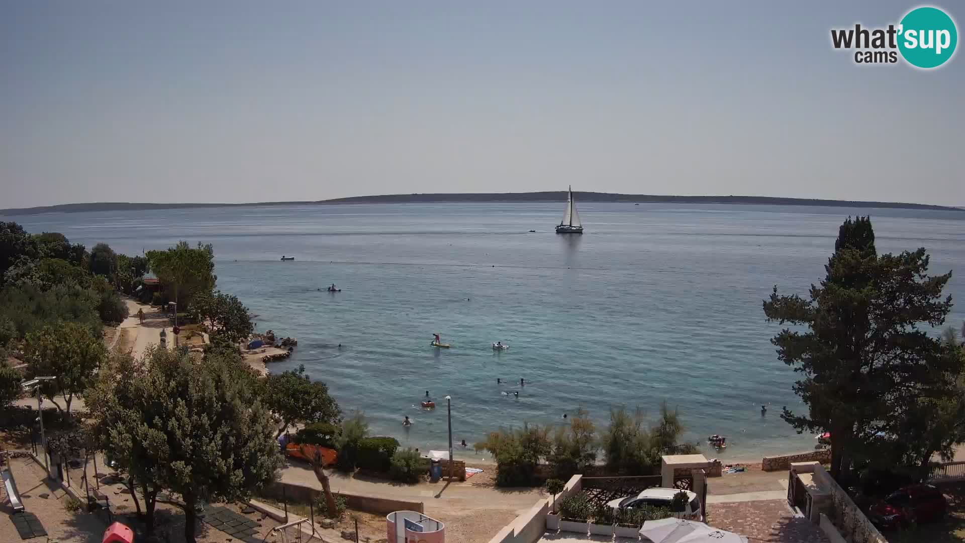 Webcam Playa Male Mandre en directo – Isla de Pag