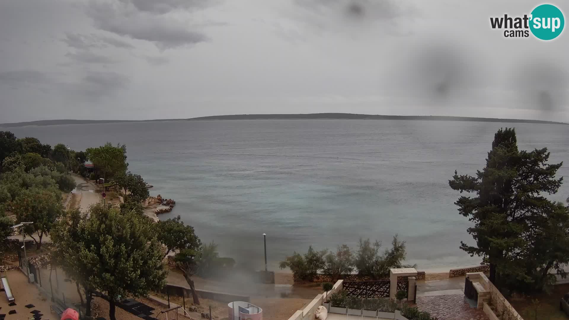 Webcam Plaža Male Mandre – Diretta dalla spiaggia sull’isola di Pag