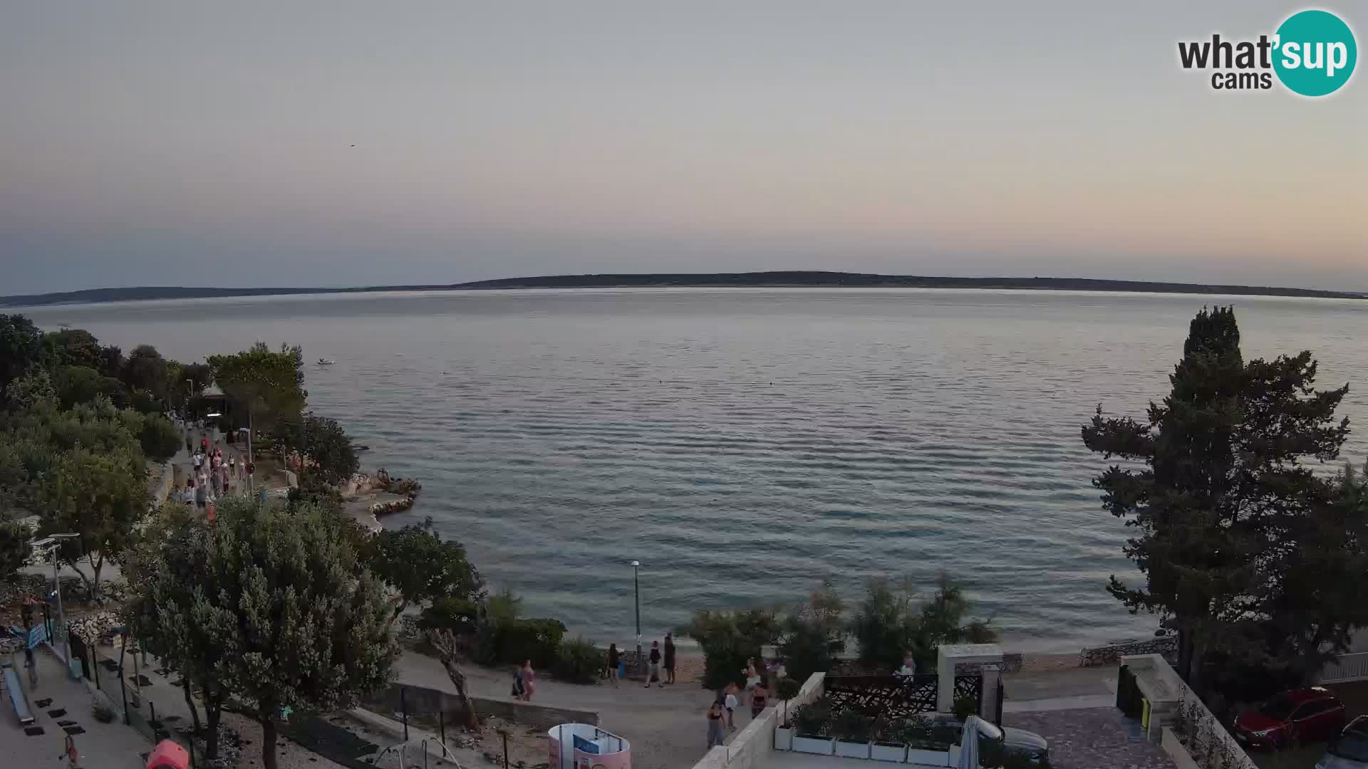 Webcam Plaža Male Mandre – Diretta dalla spiaggia sull’isola di Pag