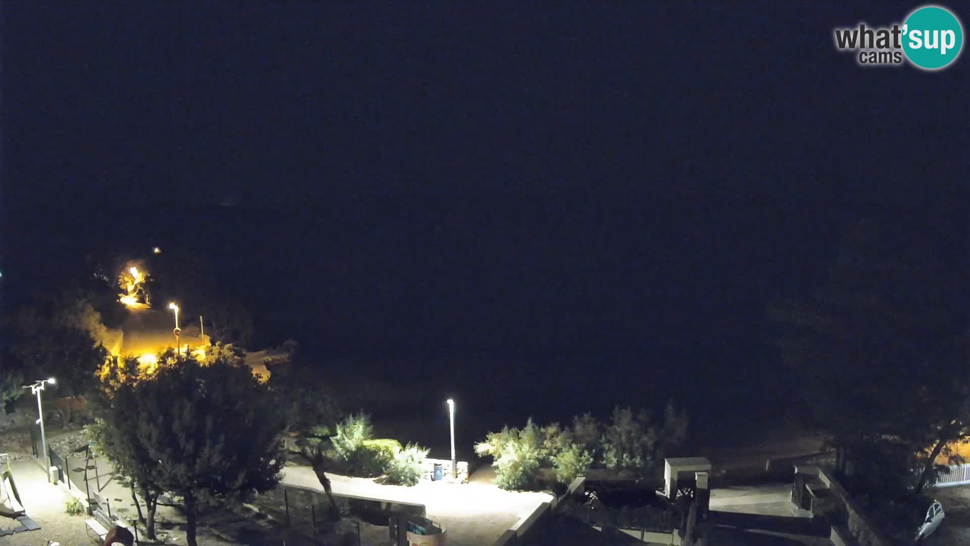 Webcam Plaža Male Mandre – Live View from Pag Island