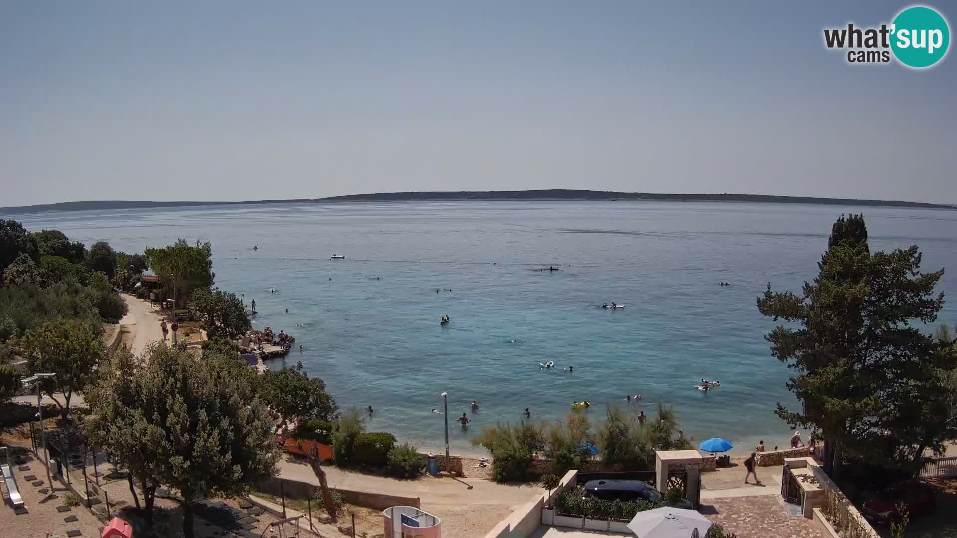 Webcam Playa Male Mandre en directo – Isla de Pag
