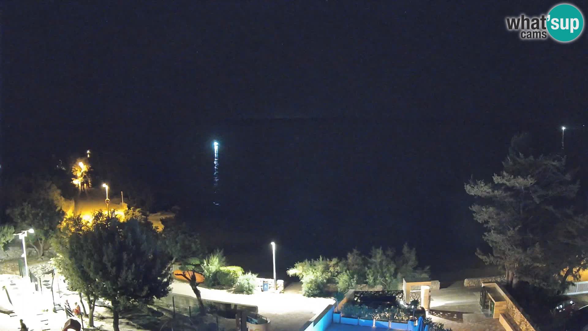 Webcam Plaža Male Mandre – Live View from Pag Island