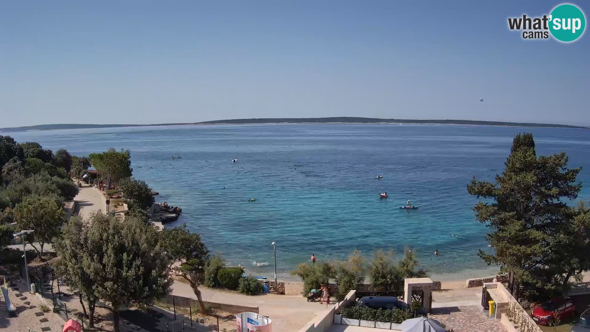 Webcam Playa Male Mandre en directo – Isla de Pag