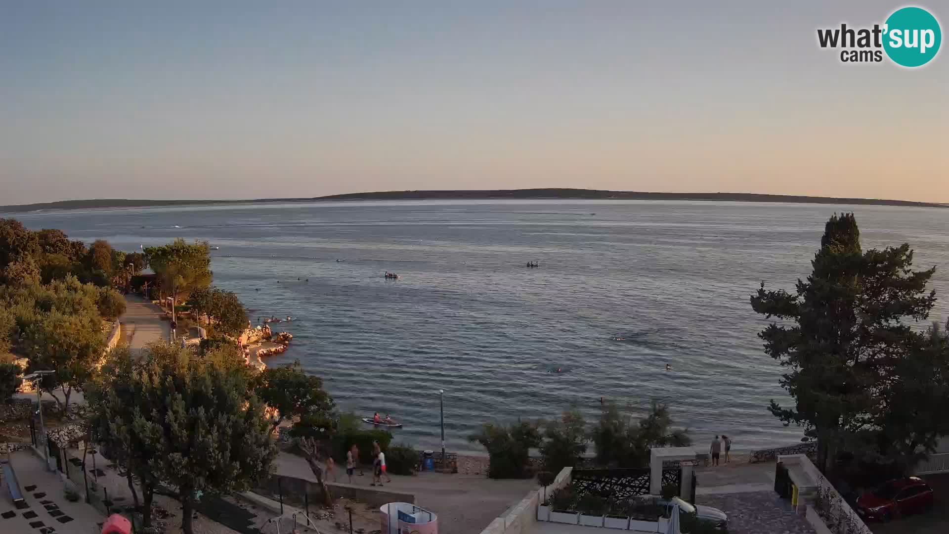 Webcam Plaža Male Mandre – Live View from Pag Island