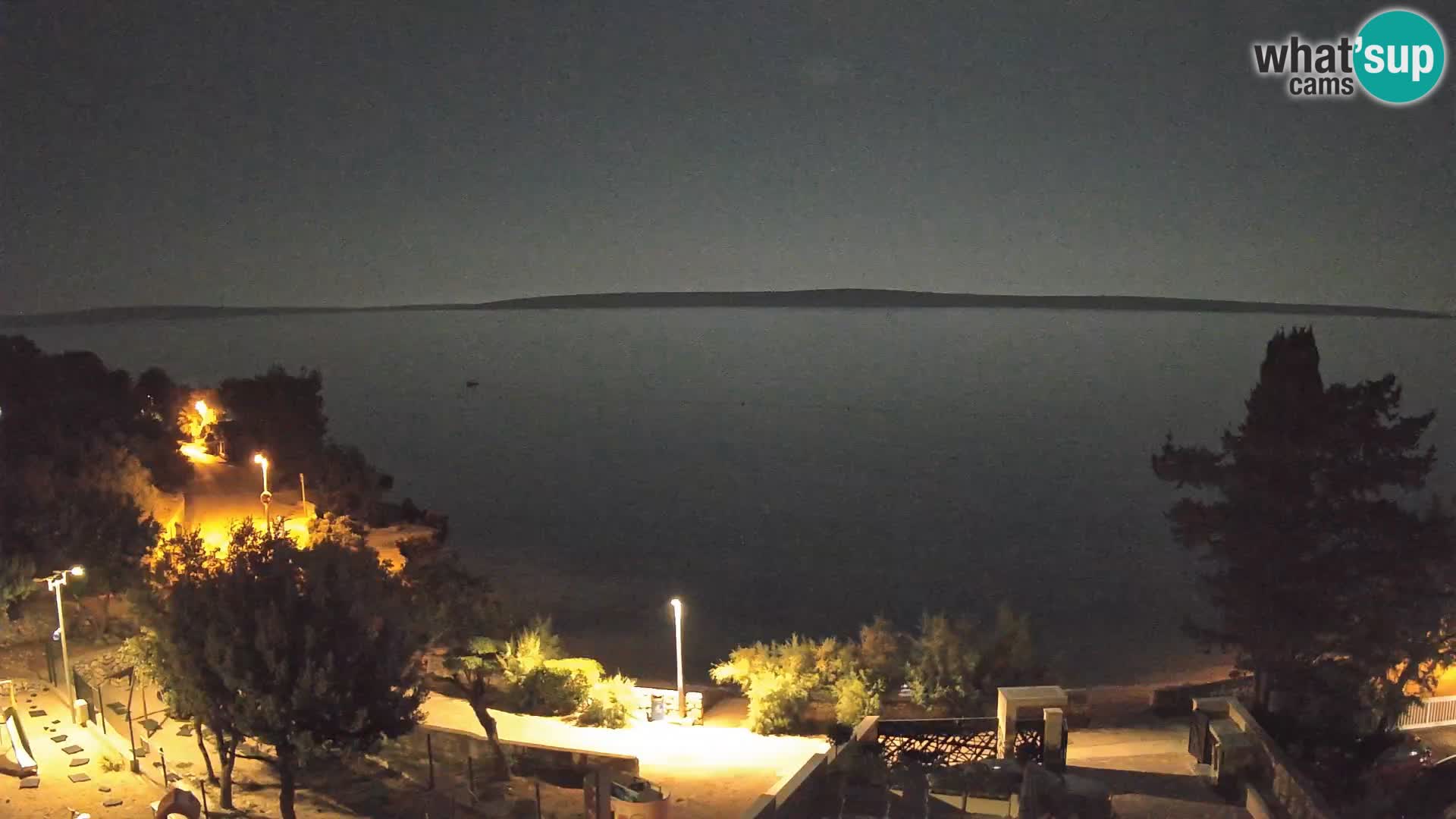 Webcam Plaža Male Mandre – Live View from Pag Island