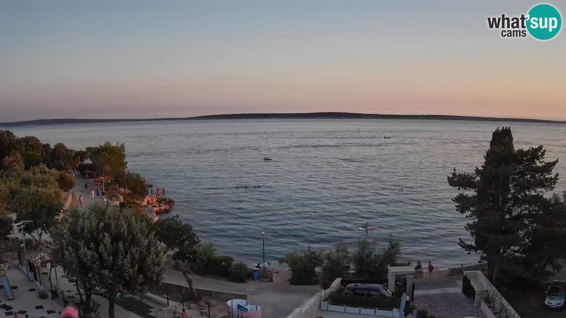 Webcam Strand Male Mandre – Liveblick von der Insel Pag