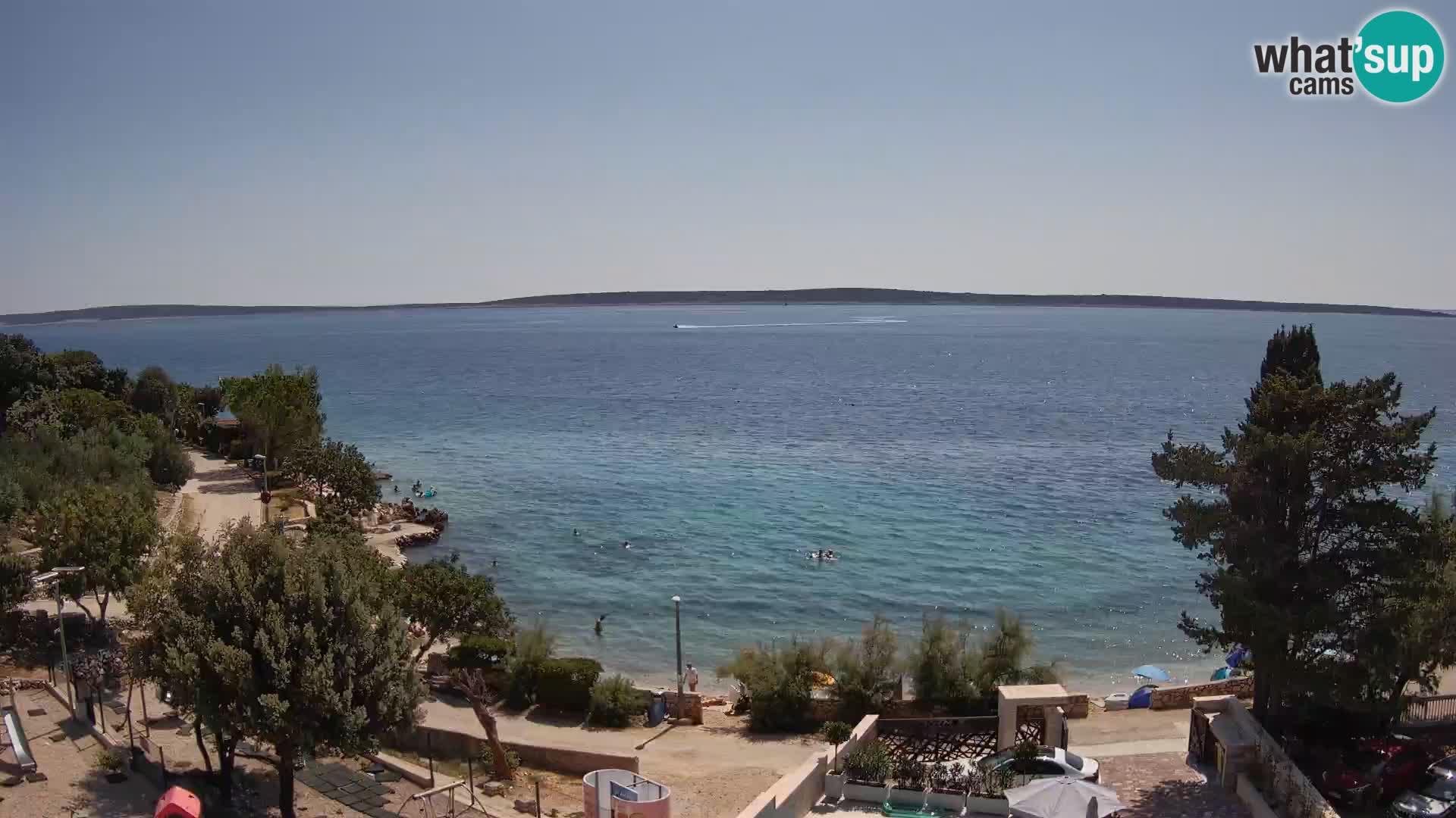 Webcam Playa Male Mandre en directo – Isla de Pag