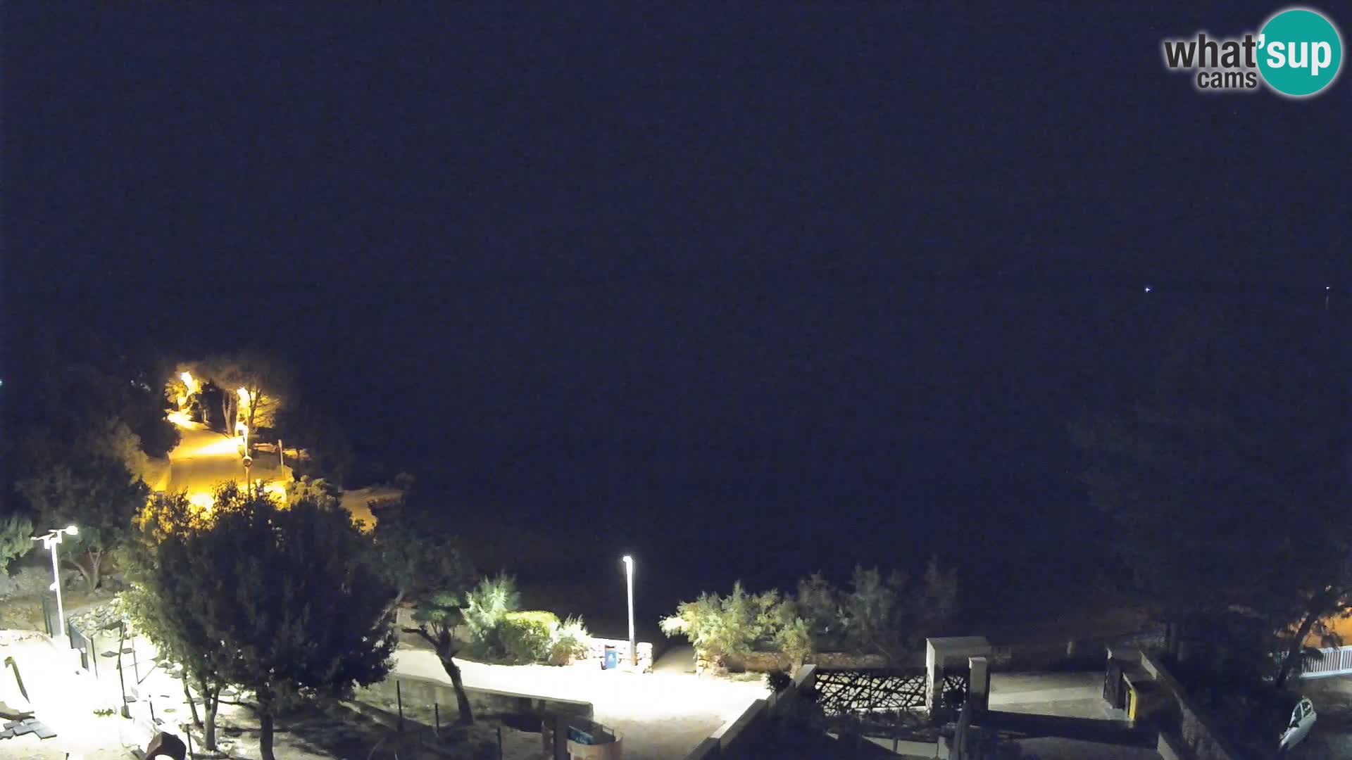 Webcam Plaža Male Mandre – Live View from Pag Island