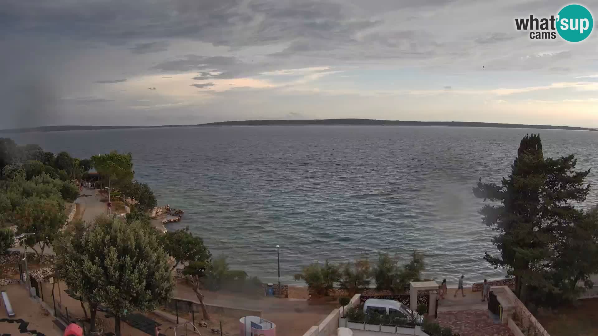 Webcam Strand Male Mandre – Liveblick von der Insel Pag