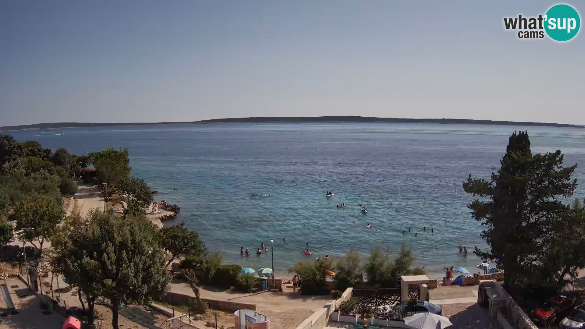 Webcam Playa Male Mandre en directo – Isla de Pag
