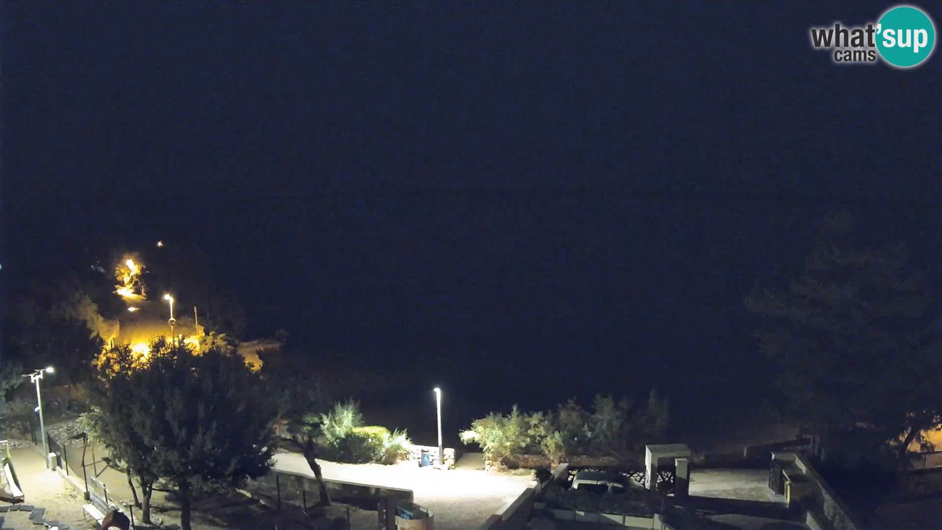 Webcam Plaža Male Mandre – Live View from Pag Island