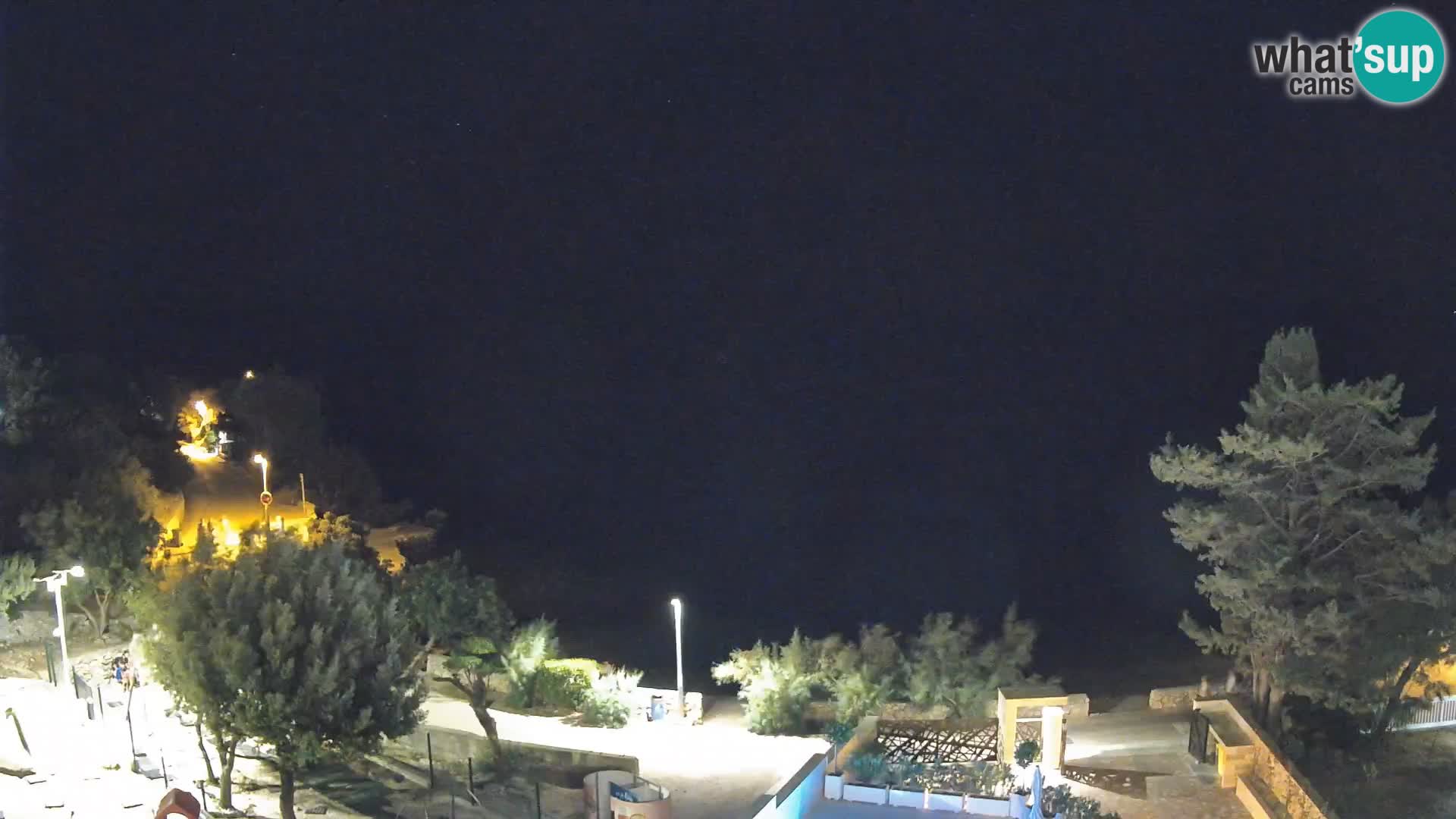 Webcam Plaža Male Mandre – Live View from Pag Island