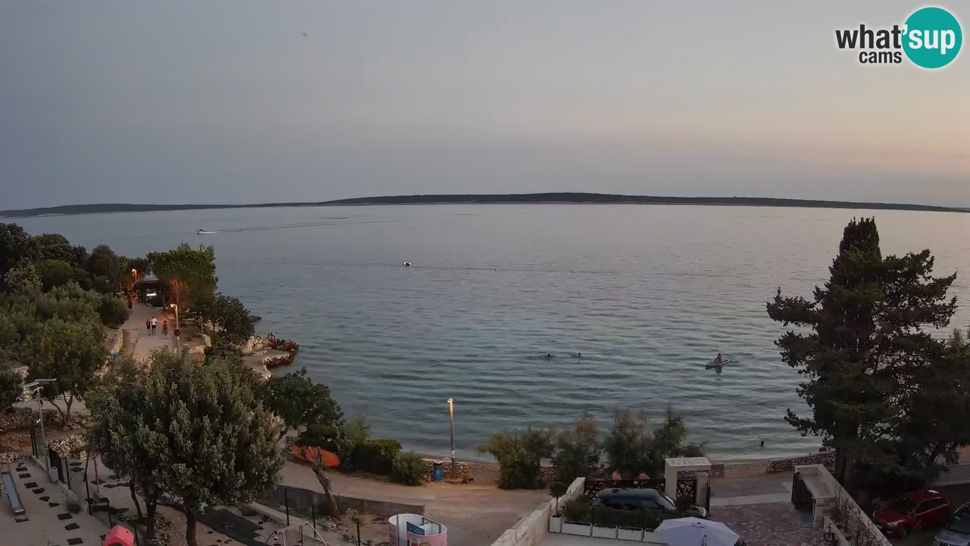 Webcam Plaža Male Mandre – Diretta dalla spiaggia sull’isola di Pag
