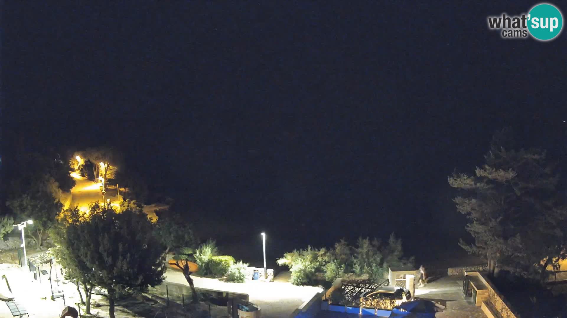 Webcam Strand Male Mandre – Liveblick von der Insel Pag
