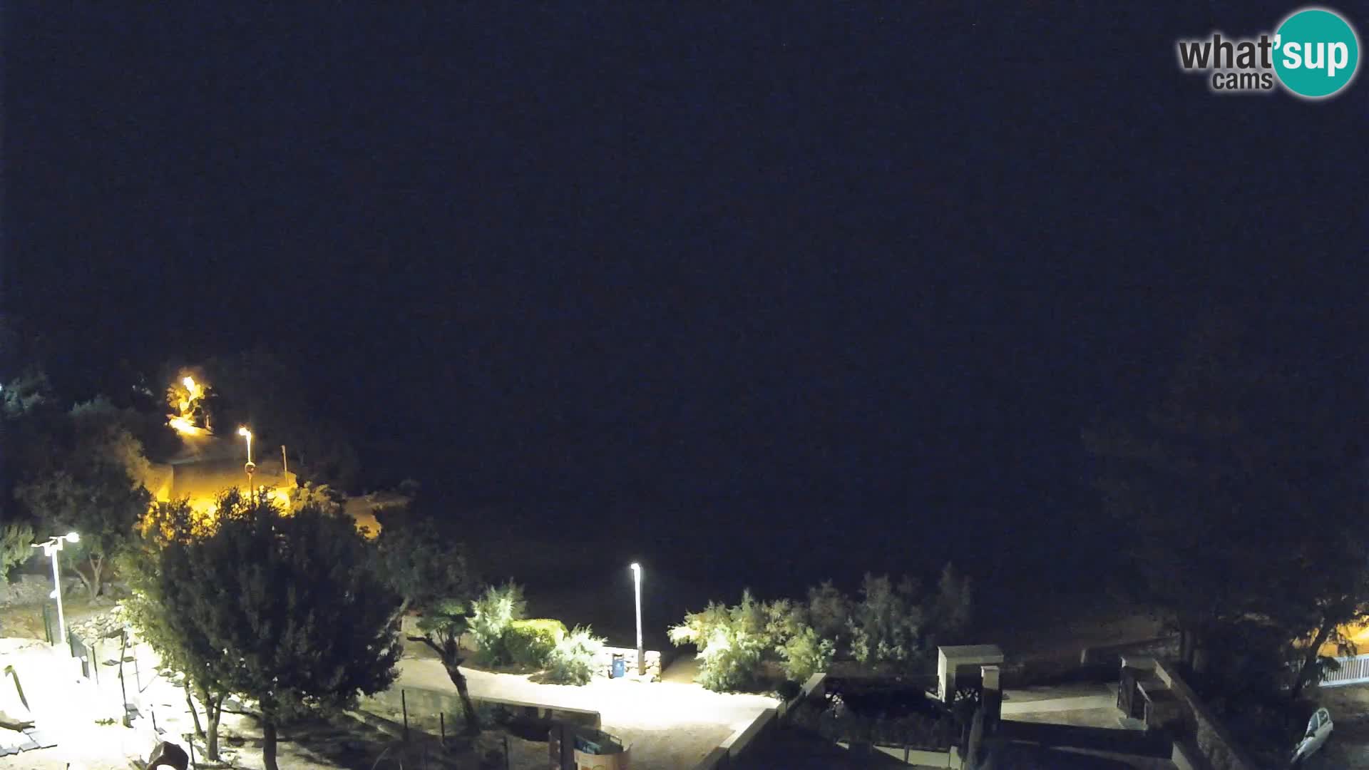 Webcam Strand Male Mandre – Liveblick von der Insel Pag
