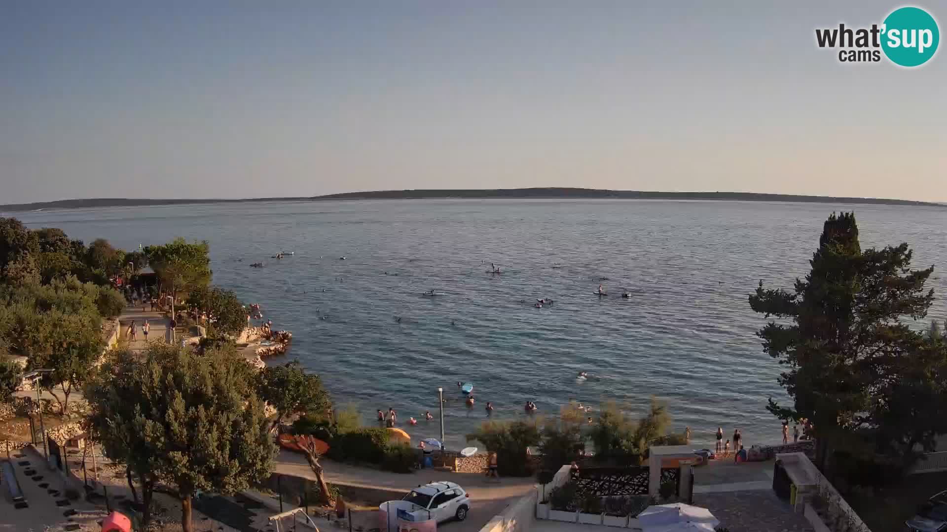 Webcam Playa Male Mandre en directo – Isla de Pag