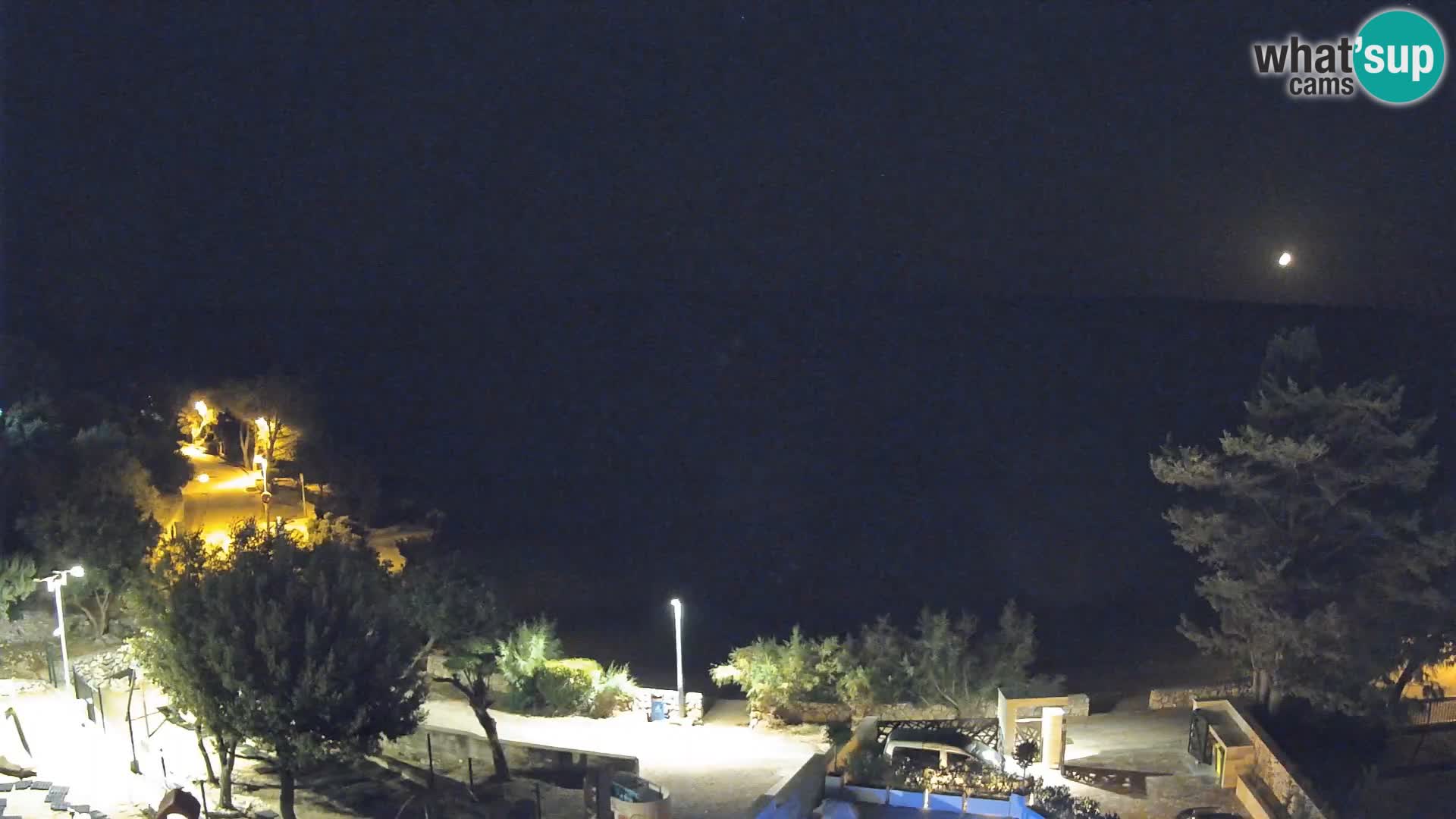 Webcam Plaža Male Mandre – Live View from Pag Island