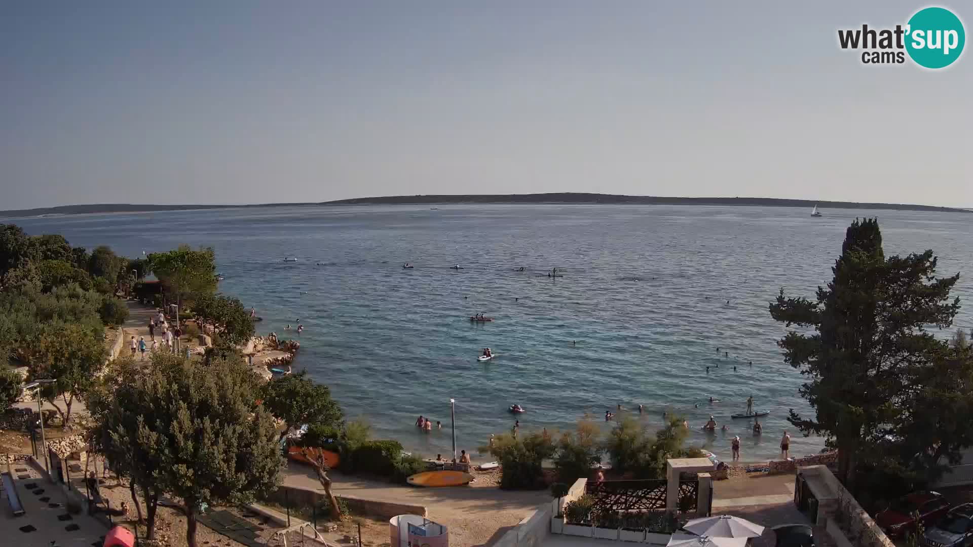 Webcam Playa Male Mandre en directo – Isla de Pag