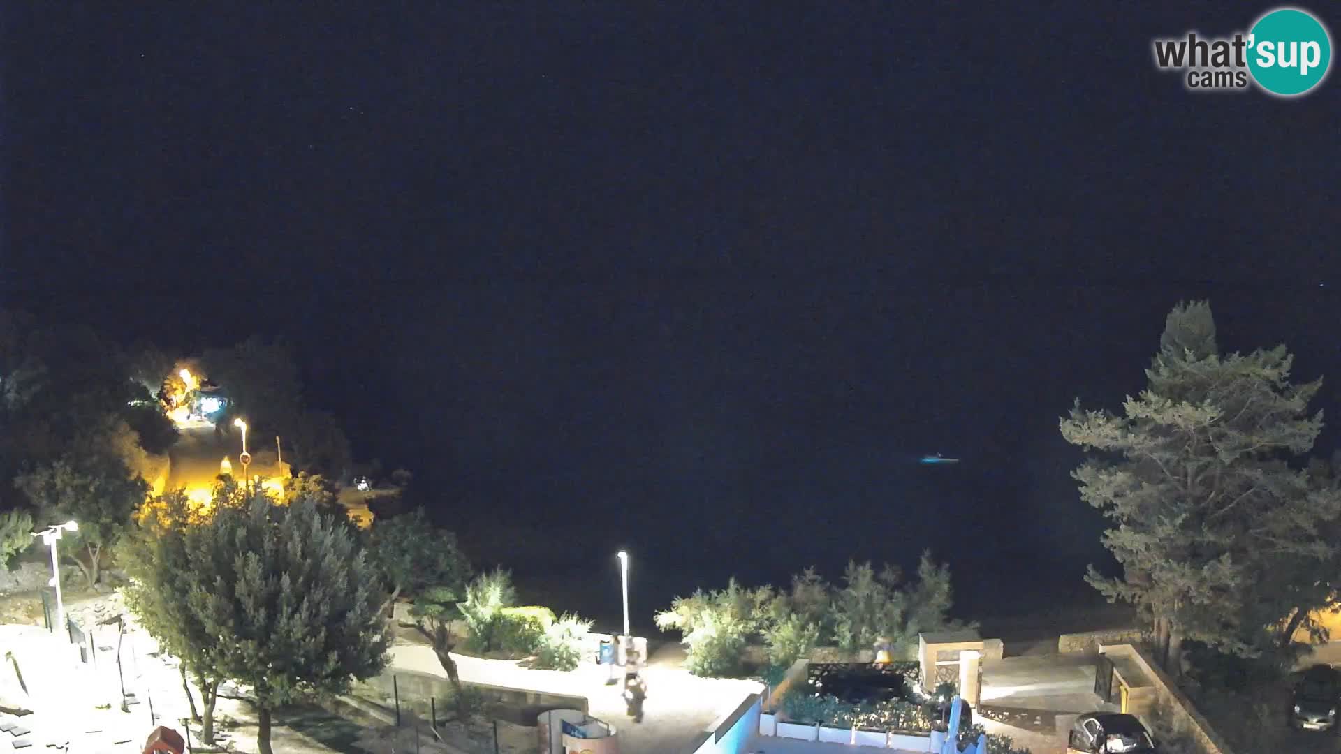 Webcam Plaža Male Mandre – Live View from Pag Island