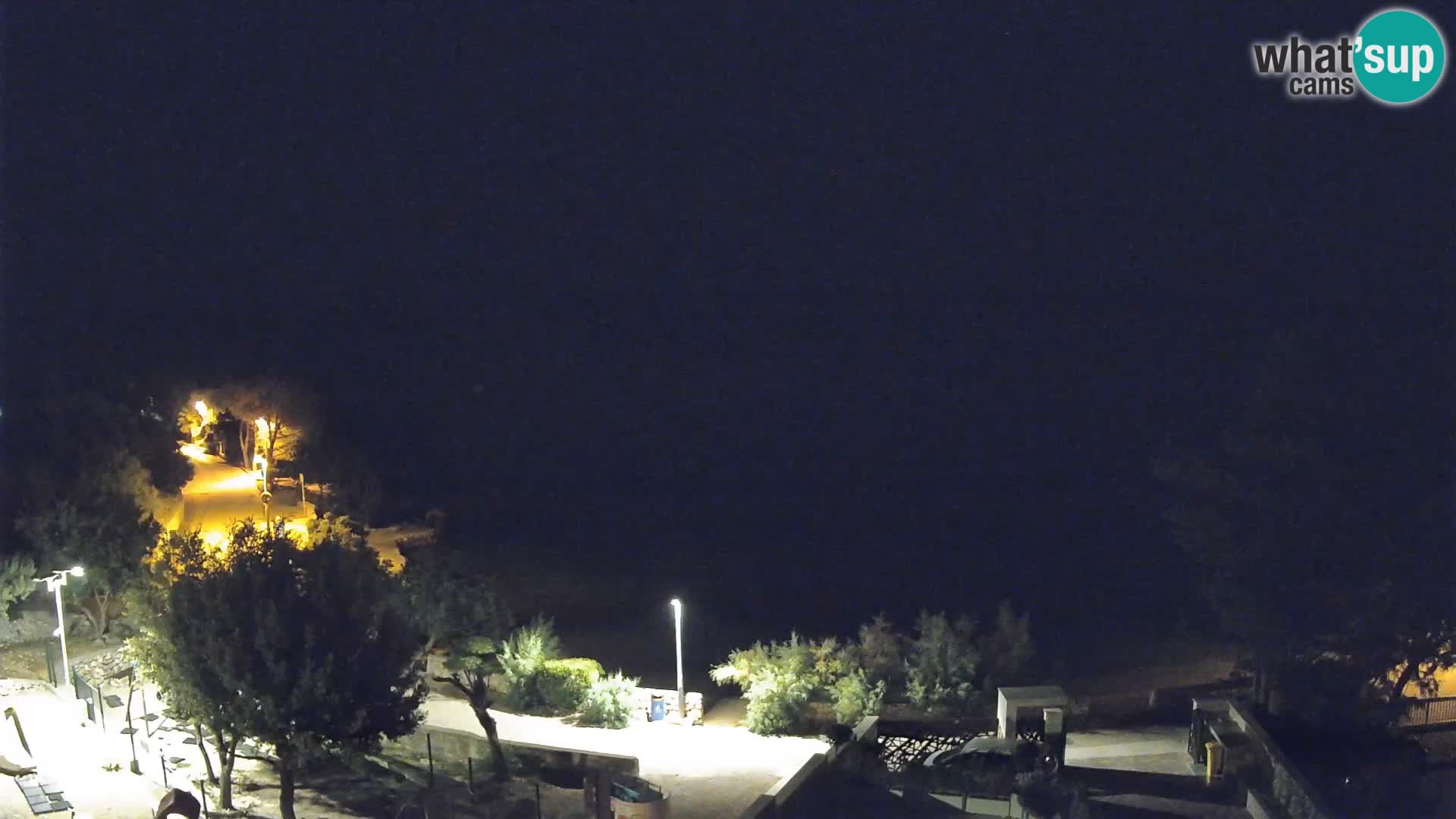 Webcam Plaža Male Mandre – Diretta dalla spiaggia sull’isola di Pag
