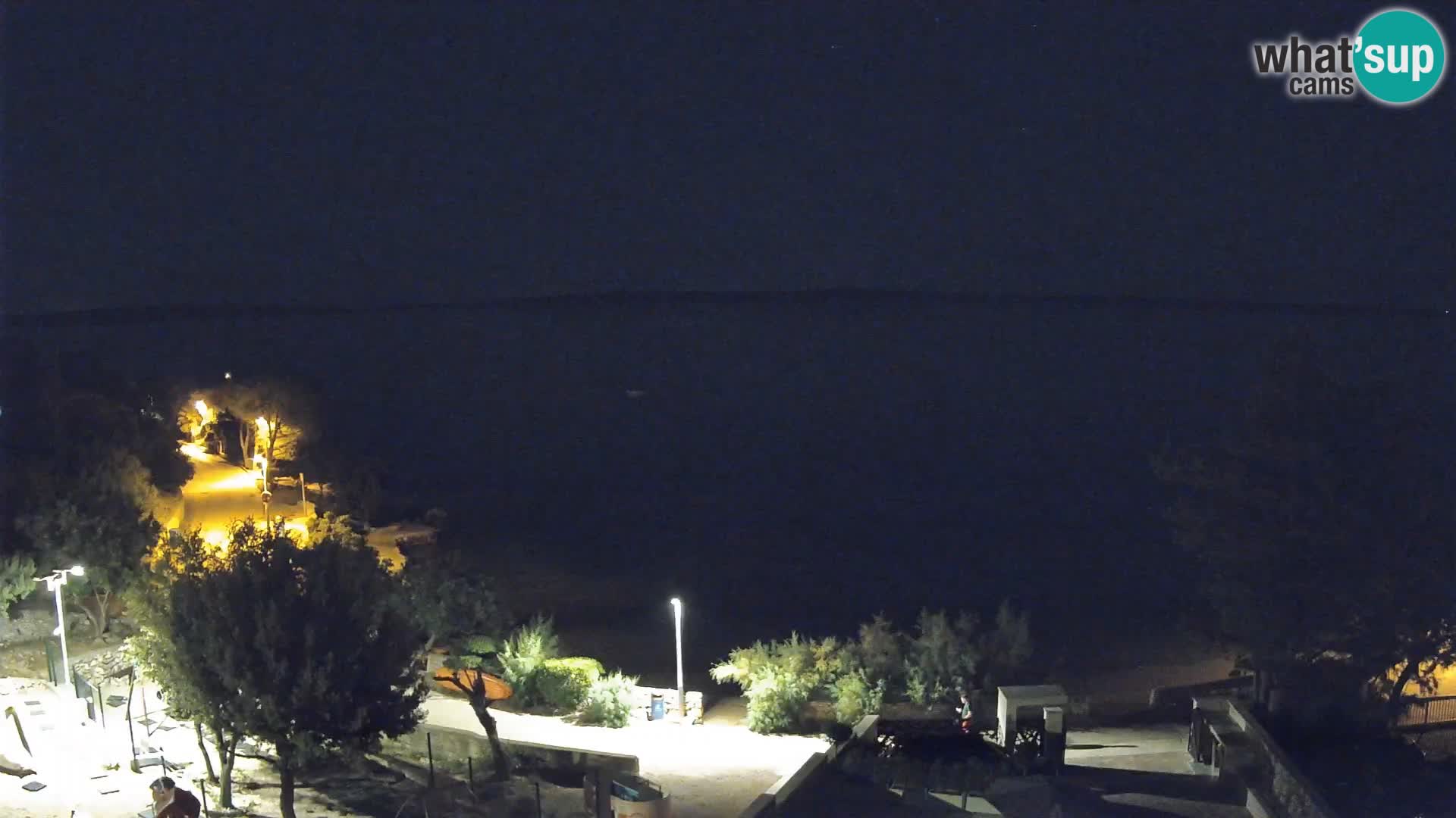 Webcam Plaža Male Mandre – Live View from Pag Island